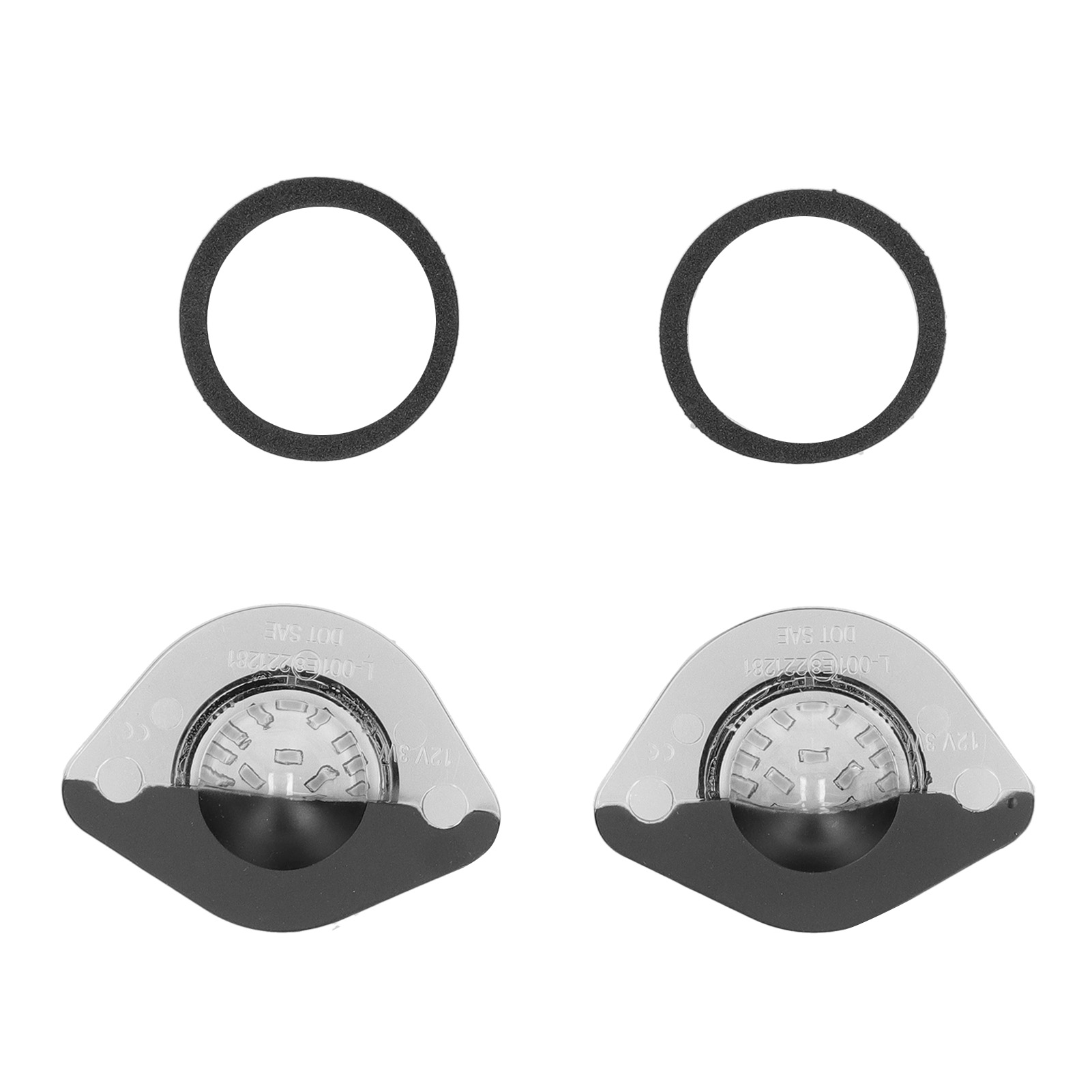 Set Mit 2 Smd-led-kennzeichenleuchten, 3 W, 6500 K Weißes Licht, Kompatibel Mit Ford Mustang 1994-2004