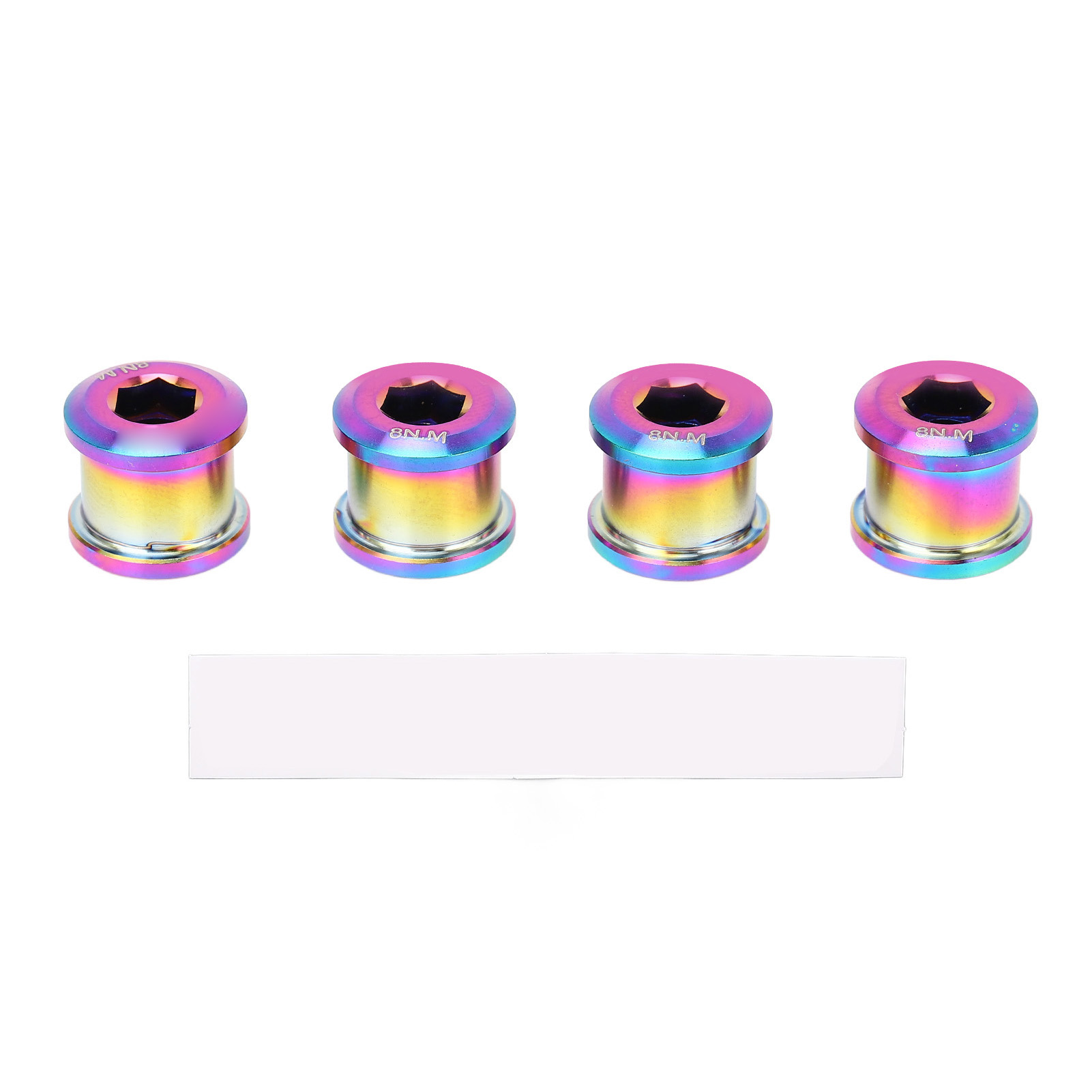 4 Einteilige 6,5-mm-kettenblattschrauben Für Bmx-räder, Aus Titanlegierung, Für Rennräder.