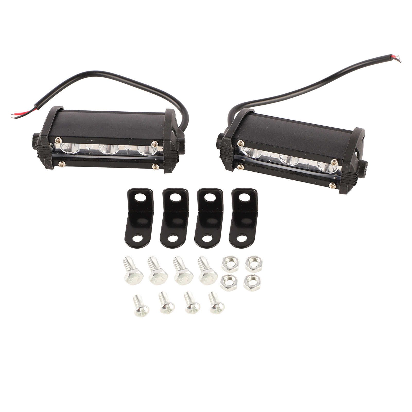 Led-arbeitsscheinwerfer Für Pkw, Einreihig, 9 W, Aluminiumlegierung, Mit Hellem Lichtstrahl Für Motorräder Und Als Zusatzscheinwerfer.