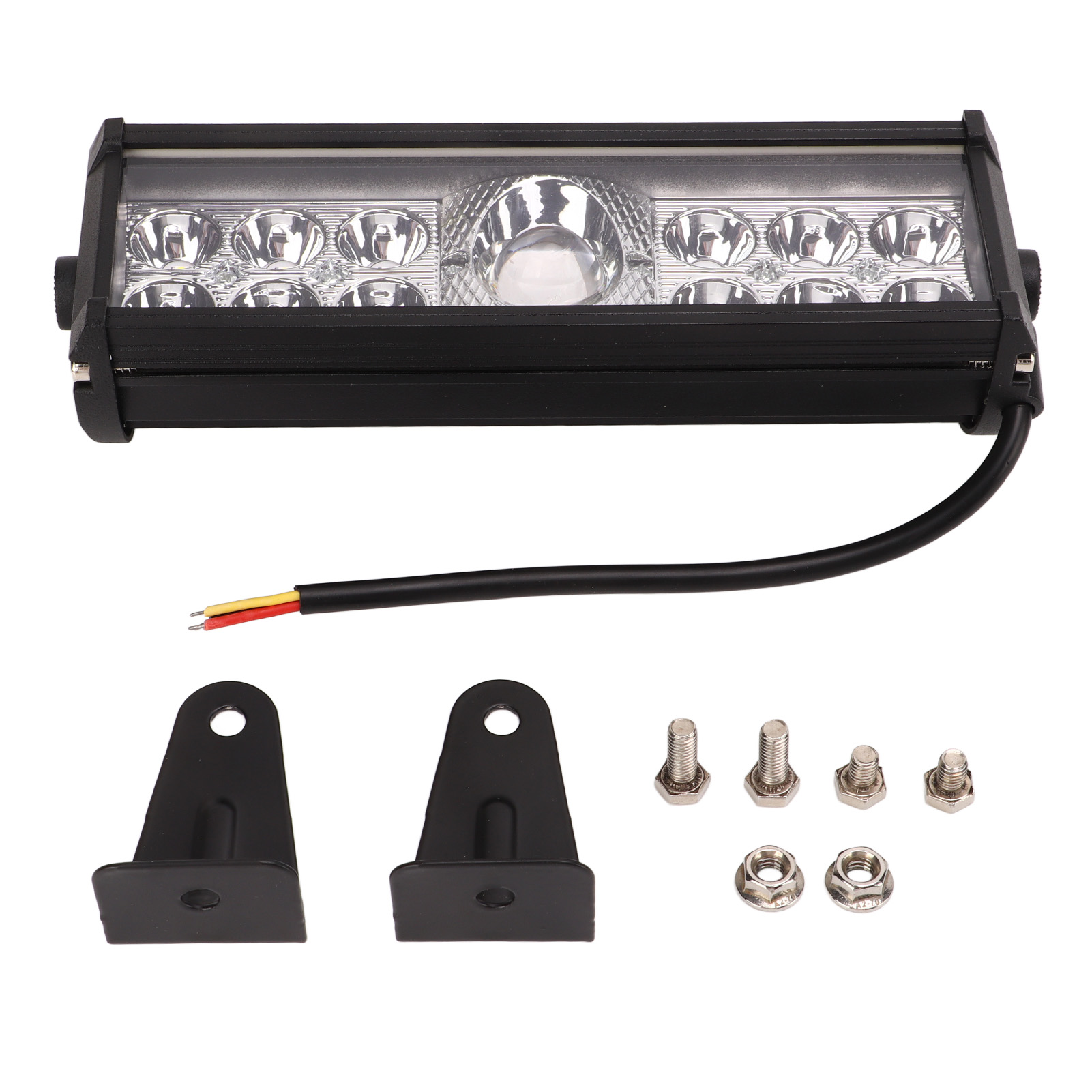 10-zoll-led-arbeitsleuchte (120 W, 12.000 Lm, Bernsteinweiß), Schutzart Ip67, Offroad-fahrleuchte Mit Halterung