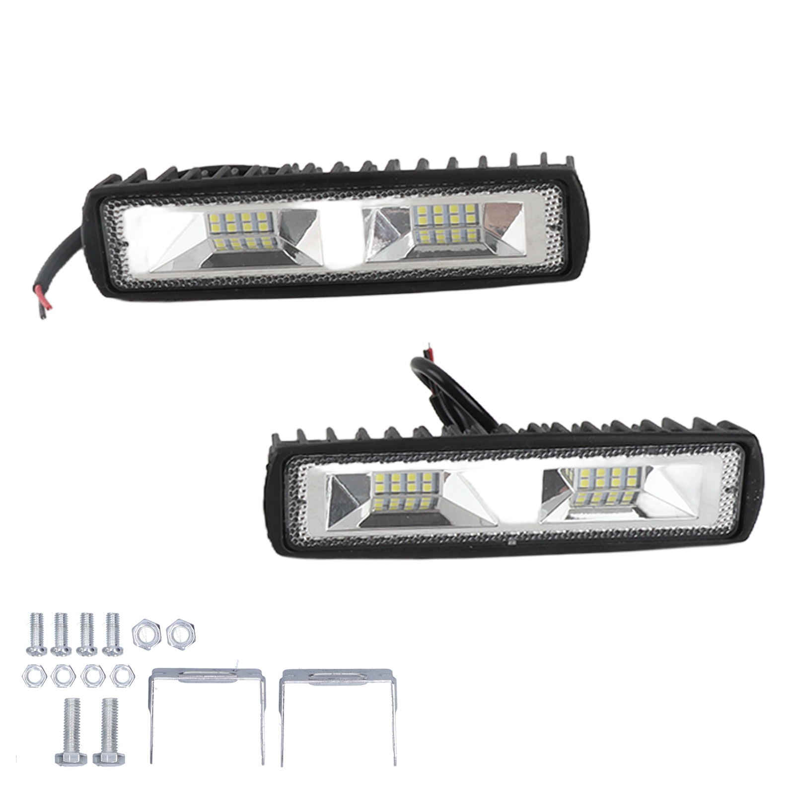 Paar 12 Led 36w 12/24v Arbeitsscheinwerfer, Scheinwerfer Für Motorrad, Lkw, Boot, Traktor, Anhänger, Geländewagen