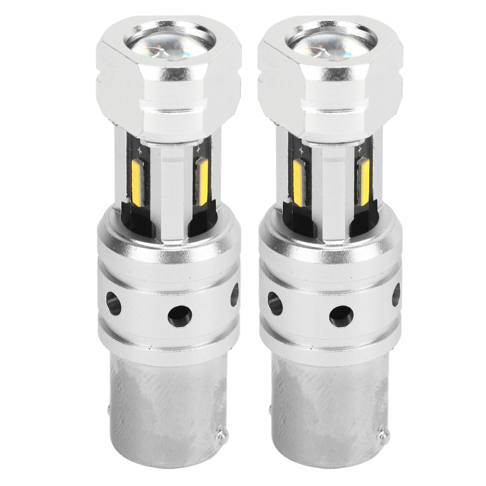 2er-pack Led-lampen, 1156 W, 2400 Lm, 100 W, Für Rückfahrscheinwerfer, Blinker Und Positionsleuchten, Für Pkw, Lkw Und Wohnmobile, 3000 K Warmweißes Licht