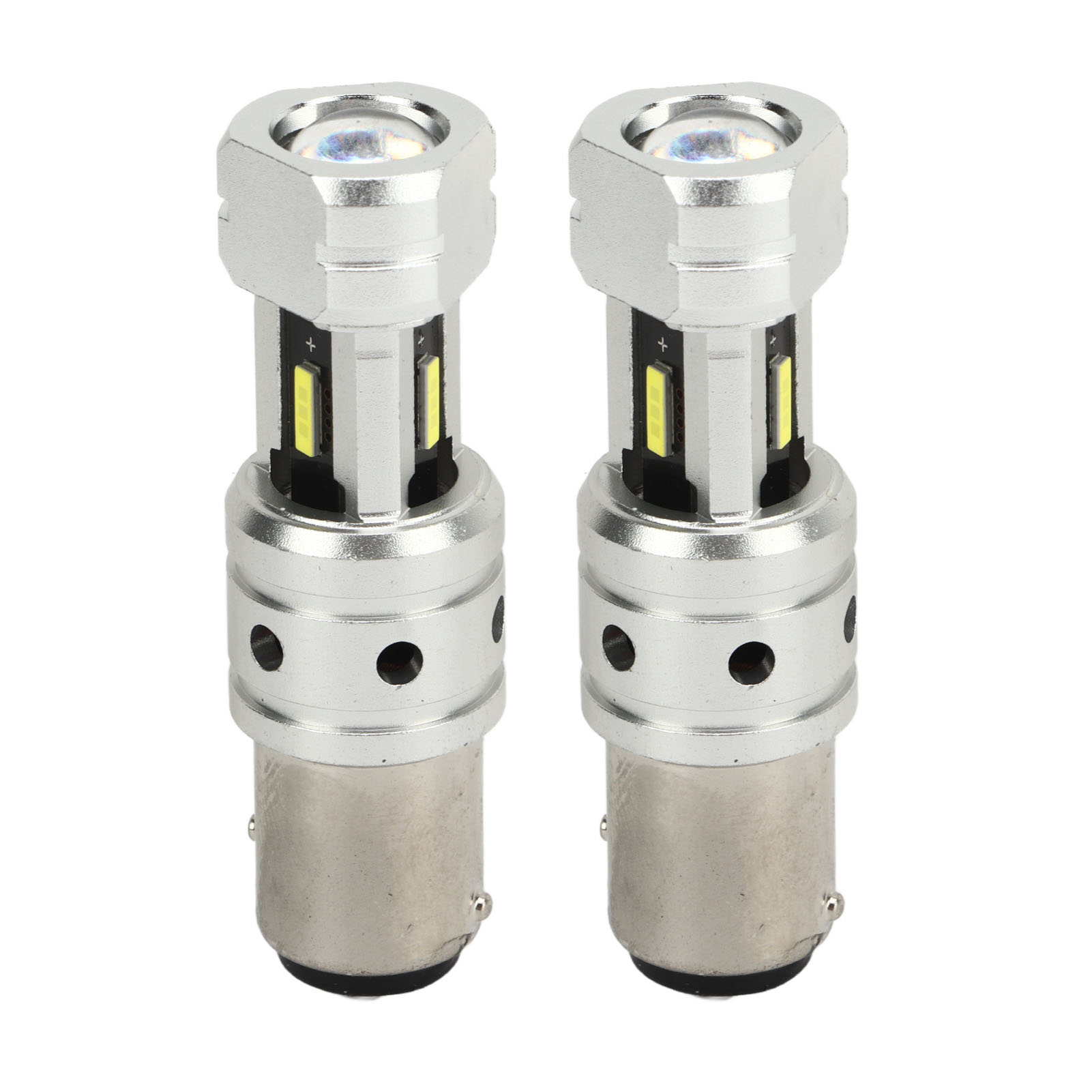 2er-pack Led-lampen, 1157 W, 2400 Lm, 100 W, Für Rückfahrscheinwerfer, Blinker Und Positionsleuchten, Für Pkw, Lkw Und Wohnmobile, 6000 K Weißes Licht