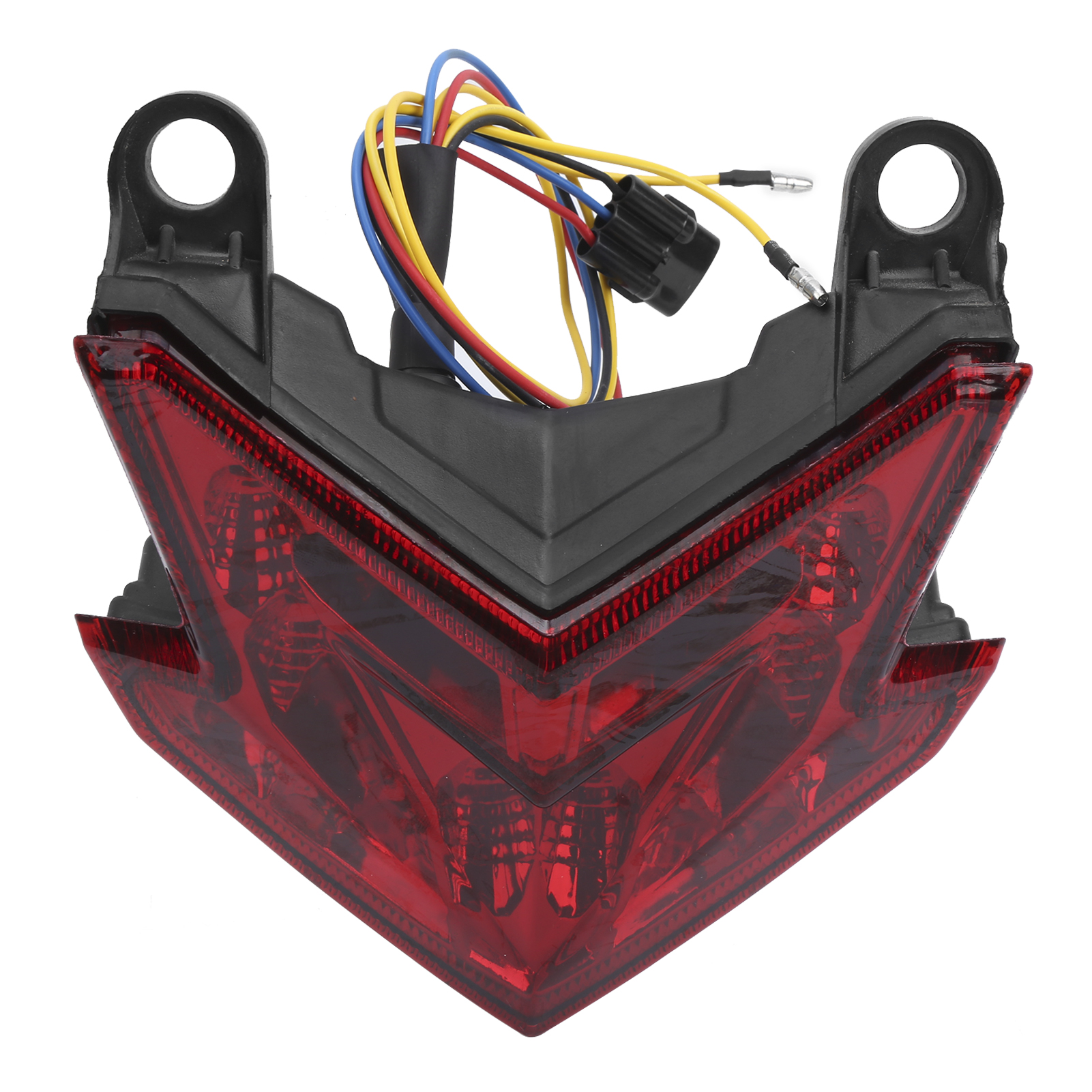 Led-rücklicht Im Hinteren Kotflügel Integriert Für Kawasaki Kcwdz800/zx6r 1315 Motorrad (rot)