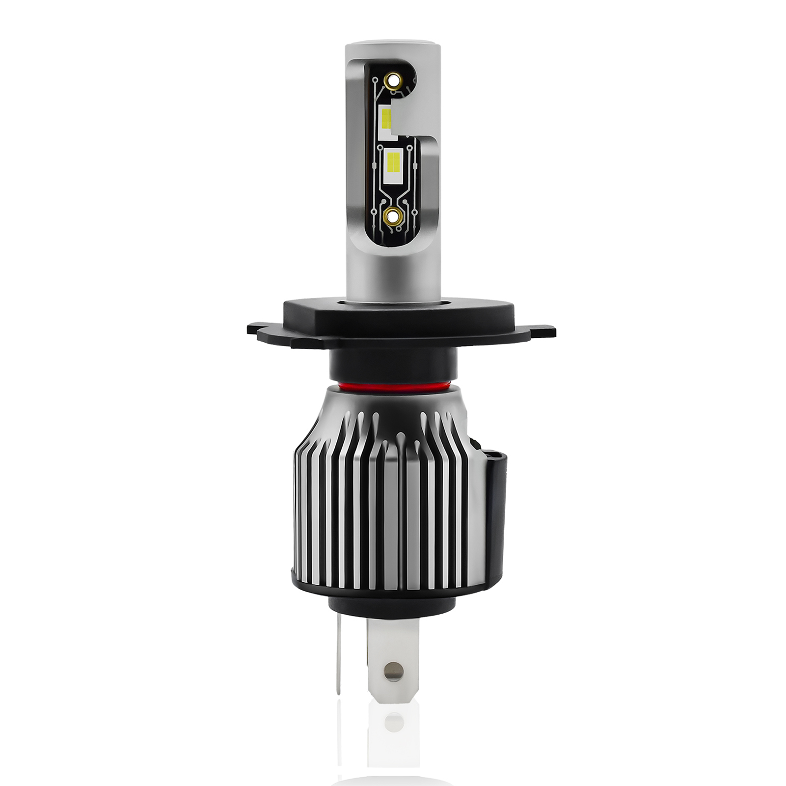 H4/9003 Led-lampen Für Autoscheinwerfer, Ip68 Wasserdicht, 6500 K, 120 W, 12000 Lm, 2er-pack