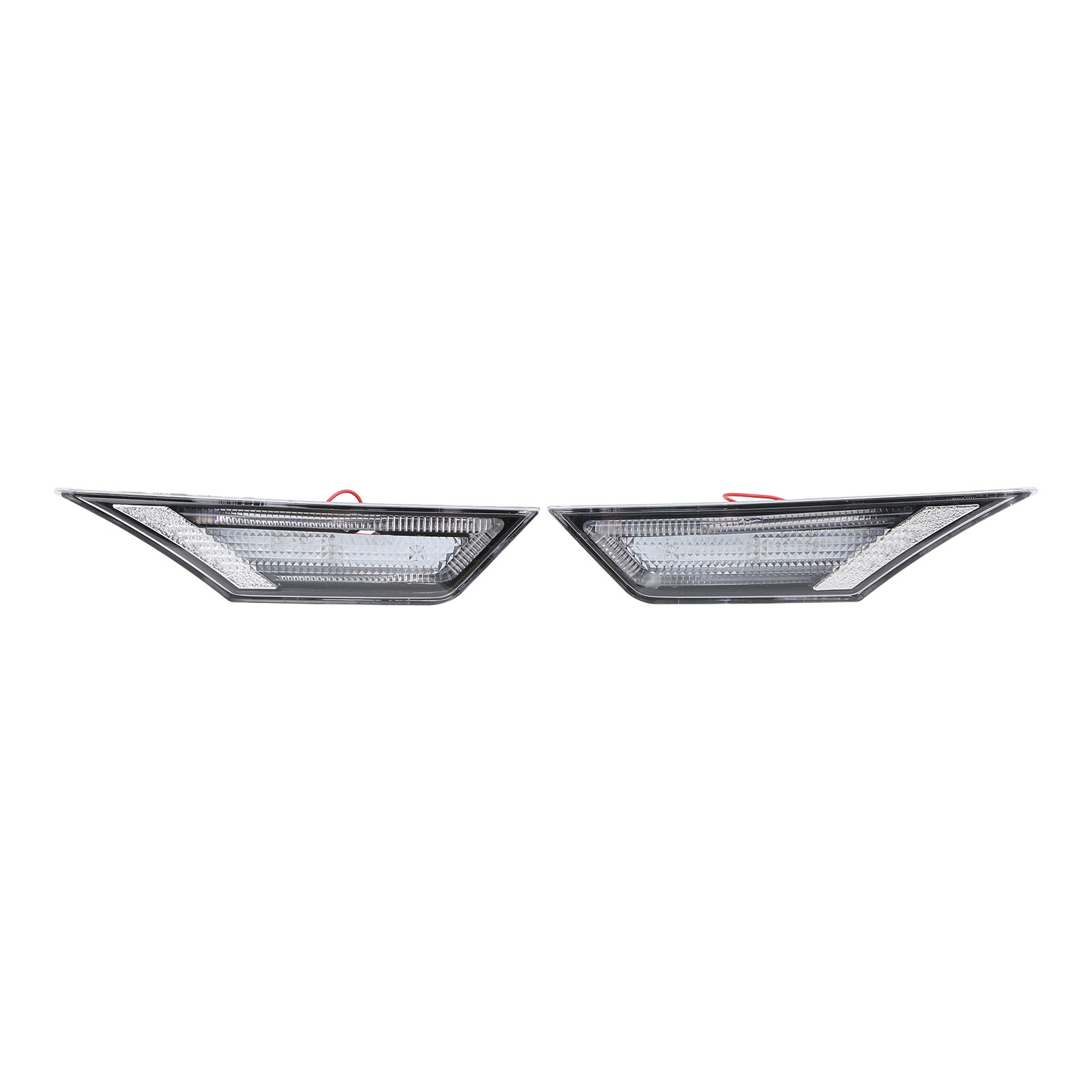 Led-seitenmarkierungsleuchte Mit Zweifarbiger Anzeige 33850tbaa02, Kompatibel Mit Honda Civic Modellen, Einschließlich Type R 2016-2020 (weißes Gehäuse).