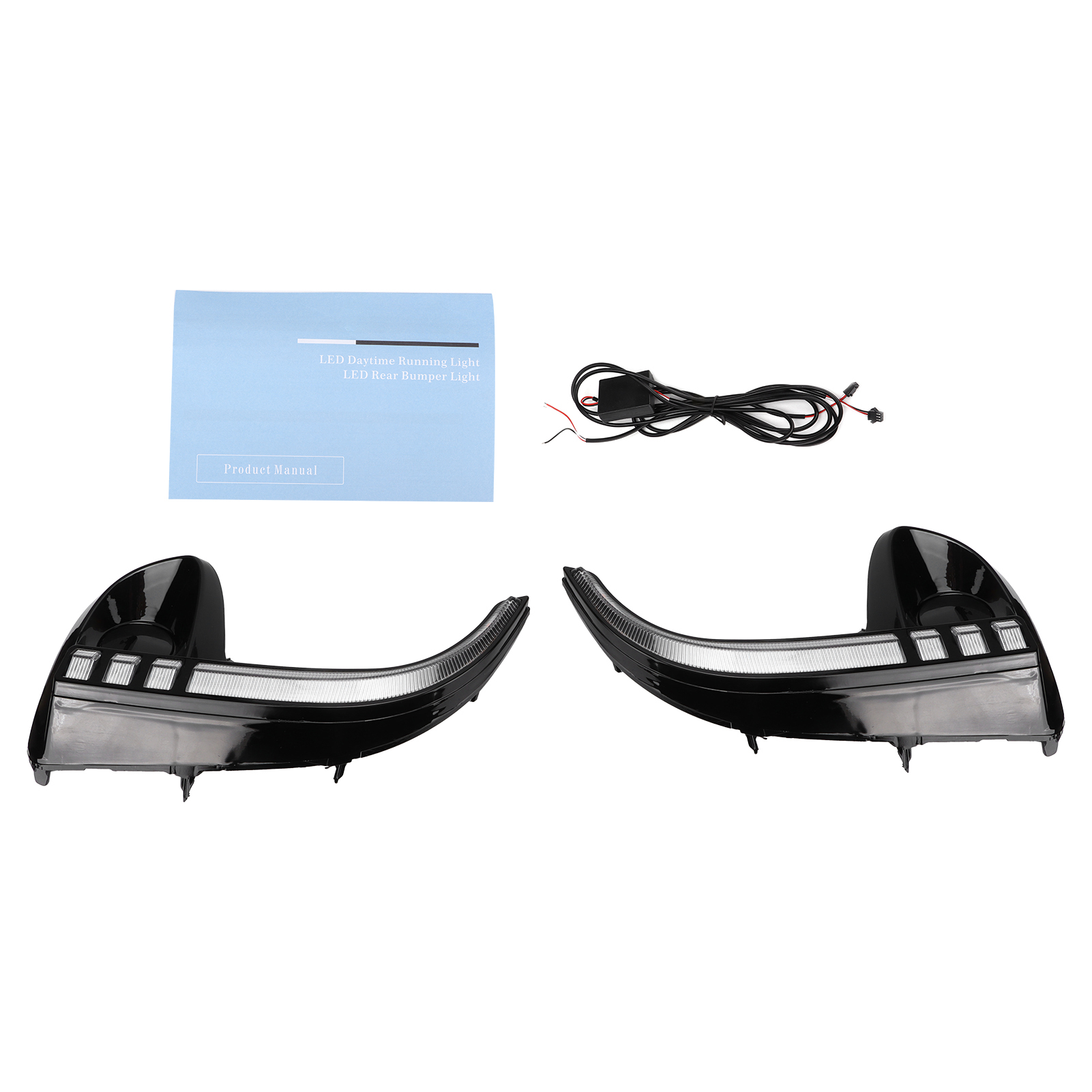 Satz Mit 2 Led-tagfahrlichtern Mit Dynamischen Blinkern Für Yaris Limousine 2020-2021