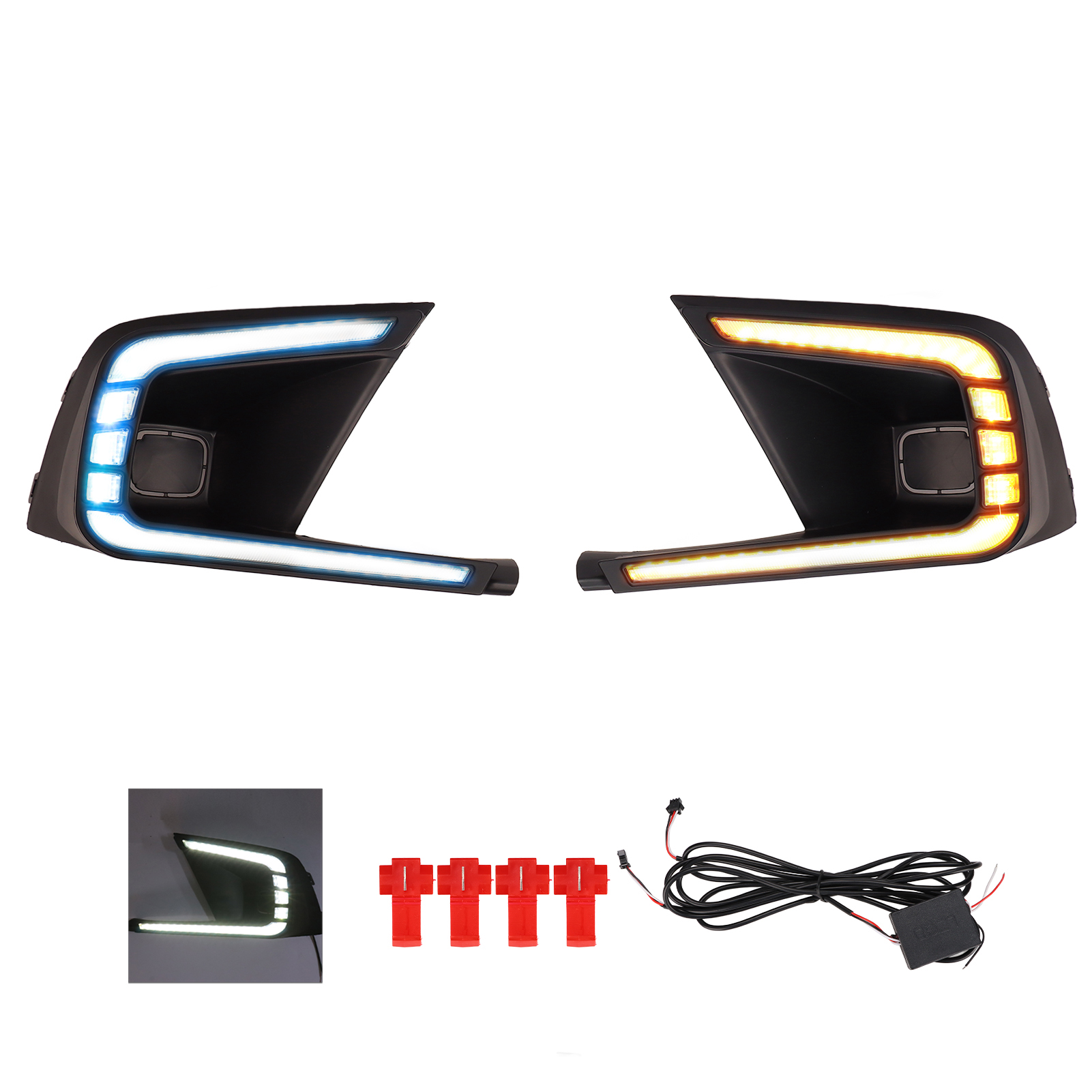 Paar Linke Und Rechte Led-tagfahrlichter, Nebelscheinwerfer Und 12v-blinker, Ersatz Für Honda Civic 2022