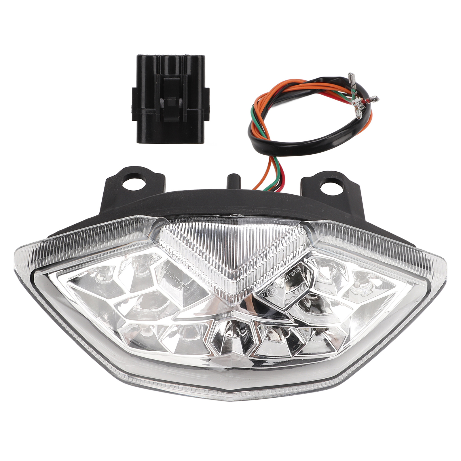 Klare Led-motorradrückleuchte, Ip67 Wasserdicht, Hohe Helligkeit, Blinkend, Ersatz Für Z1000 2010-2013
