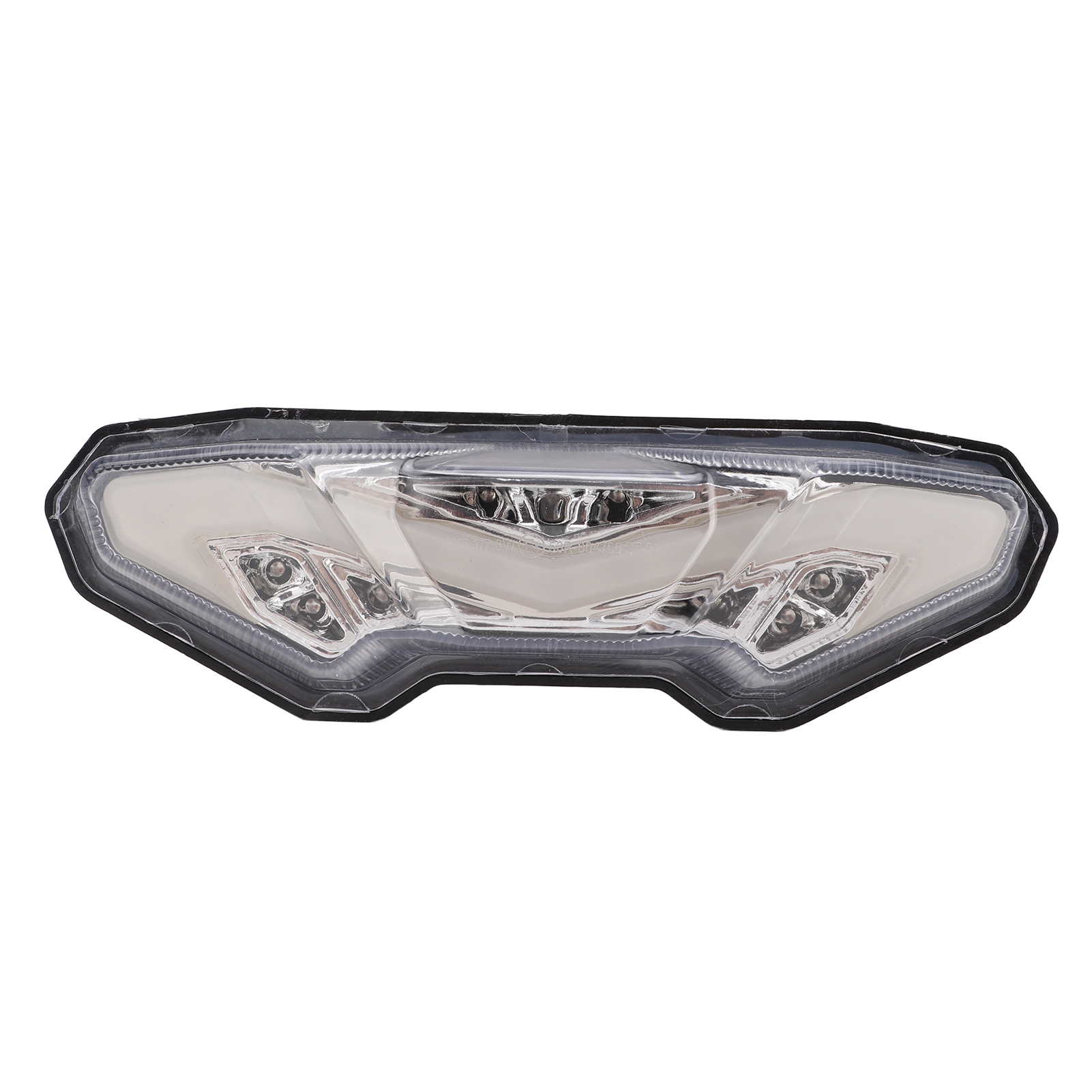 Ip67 Wasserdichte Led-motorradrückleuchte Mit Blinker Und Bremslicht, Ersatz Für Mt-09, Fz-09 Und Tracer, Klare Linse