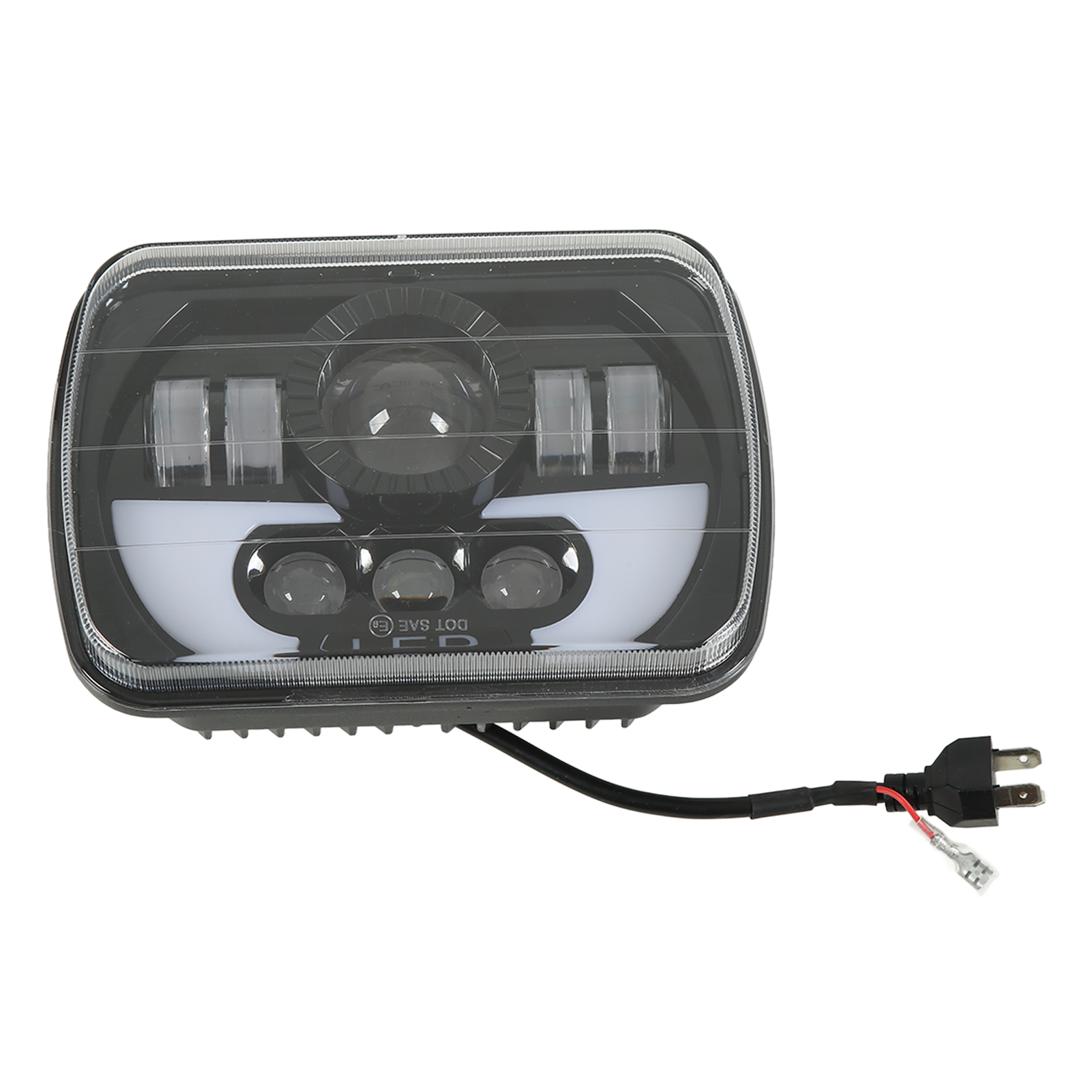 5x7 Zoll Großer, Quadratischer 90-w-led-scheinwerfer, Fern-/abblendlicht, Ip67 Wasserdicht, Für Auto Und Motorrad