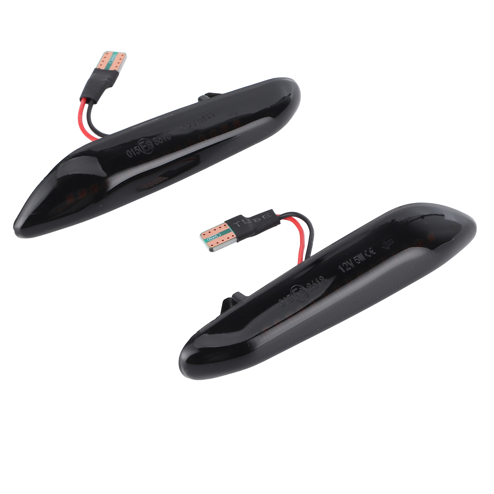 Amberfarbener Led-kotflügelblinker 3000k Mit Getönter Linse, Kompatibel Mit Bmw E60, E61, E90, E91, E81, E82, E88, E46, X3 Und X1.