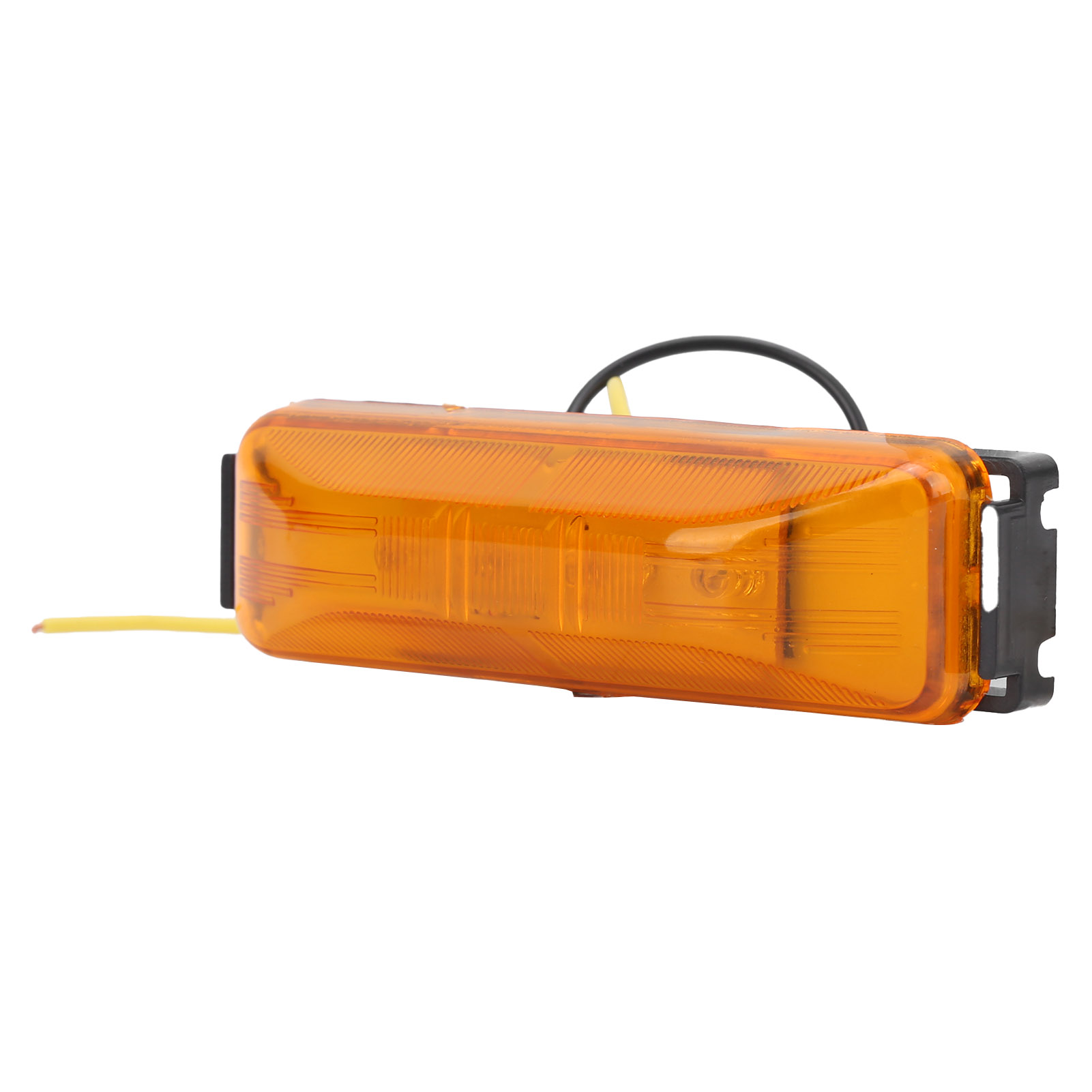 12/24v 4 Led Seitenmarkierungsleuchte, Helles Gelbes Licht, Wasserdicht, Universell Für Lkws, Anhänger, Nutzfahrzeuge Und Pkws.