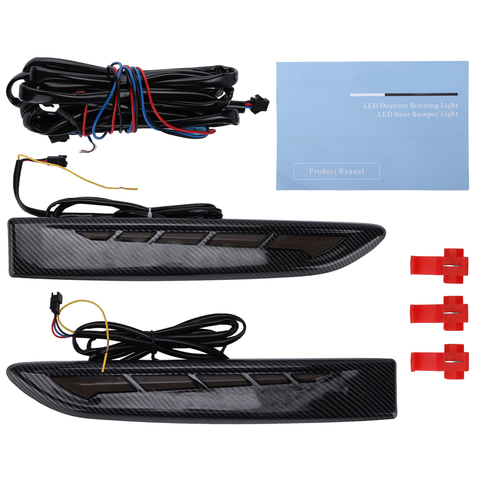 Led-seitenmarkierungsleuchte Im Carbonfaser-look, Ersatz Für Jaguar Xel Xfl Xf 2013-2021