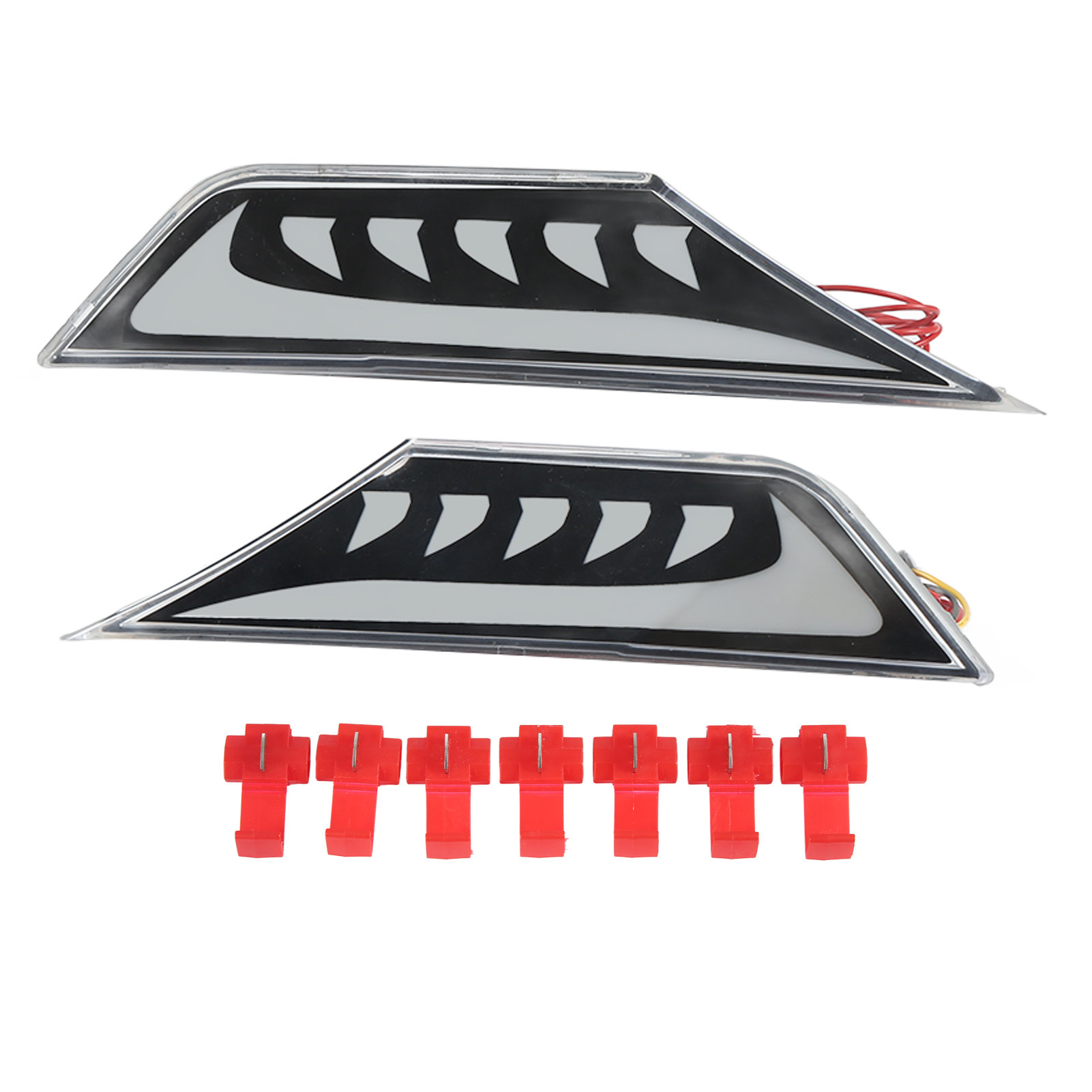 Jdm-style-led-seitenmarkierungsleuchten, Weiß (drl), Dynamische Gelbe Sequentielle Blinker, Ersatz Für Honda Civic Der 10. Generation (ab 2016).