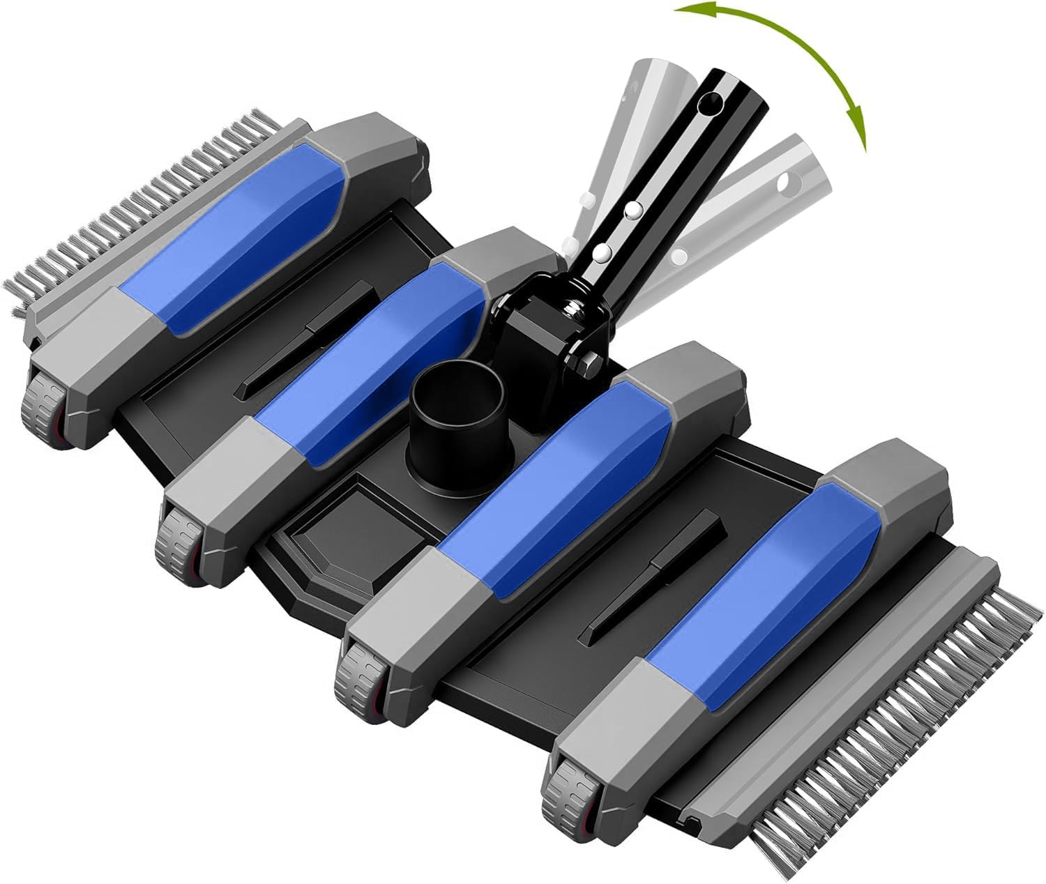 Poolroboter, Beschwerter Poolroboter Mit 1-1/2"-drehgelenkschlauchanschluss, Boden- Und Seitenbürste, Roboterroboter Für Eingelassene Pools Und Aufstellpools