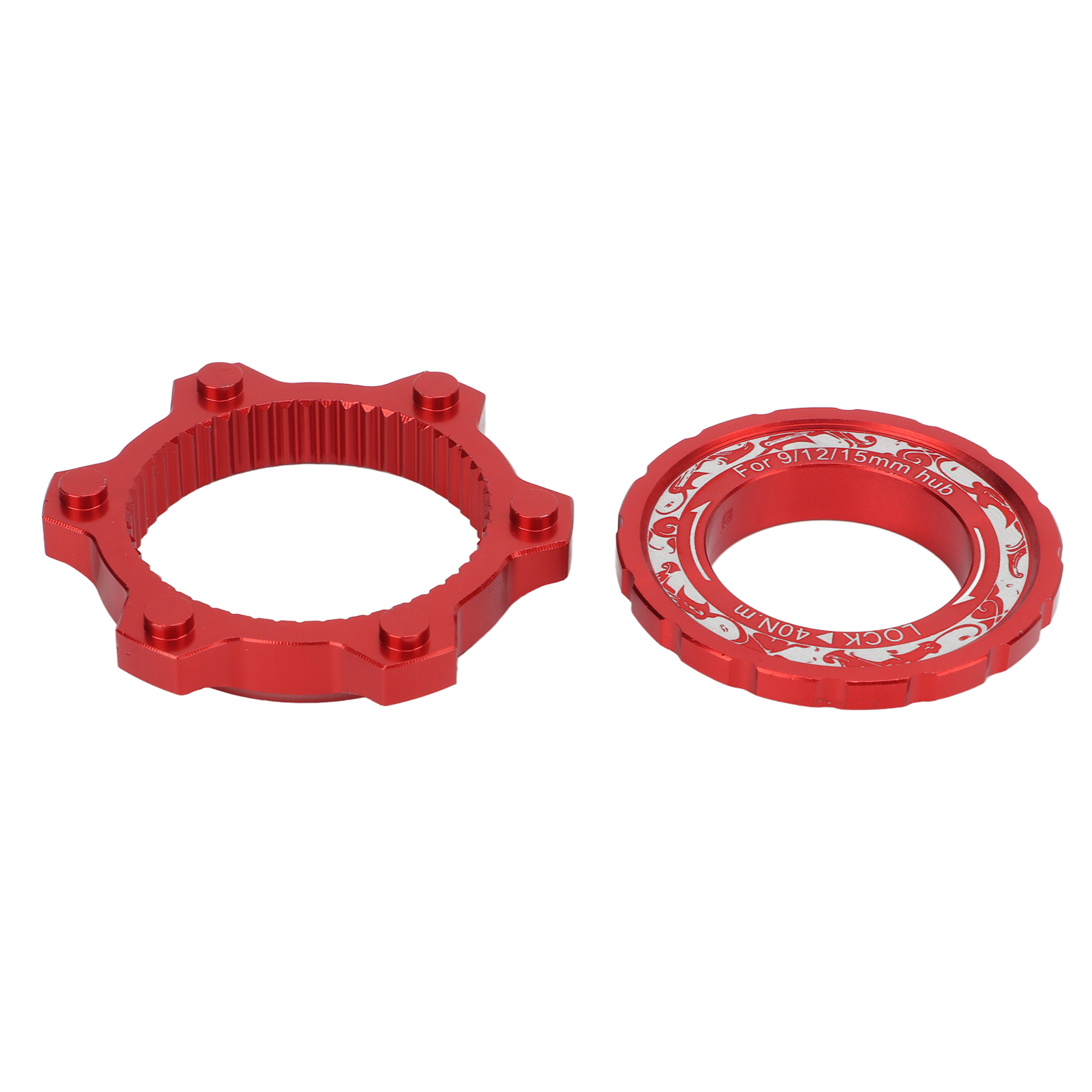 Centerlock-adapter Für Fahrräder, Aus Ergonomischer Aluminiumlegierung, Rot.