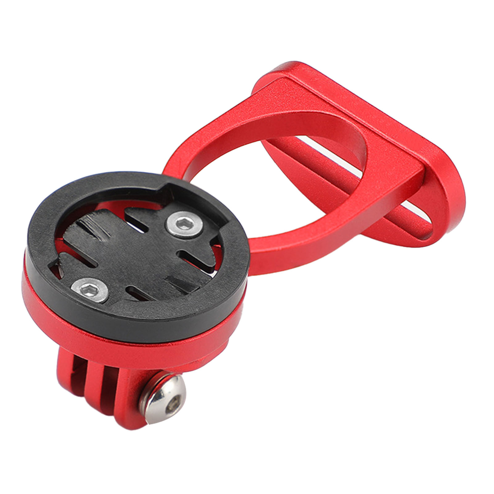 Verlängerungshalterung Für Stoppuhr Aus Aluminiumlegierung Für Fahrradcomputer Mit Montagefuß Für Lampe (rot).