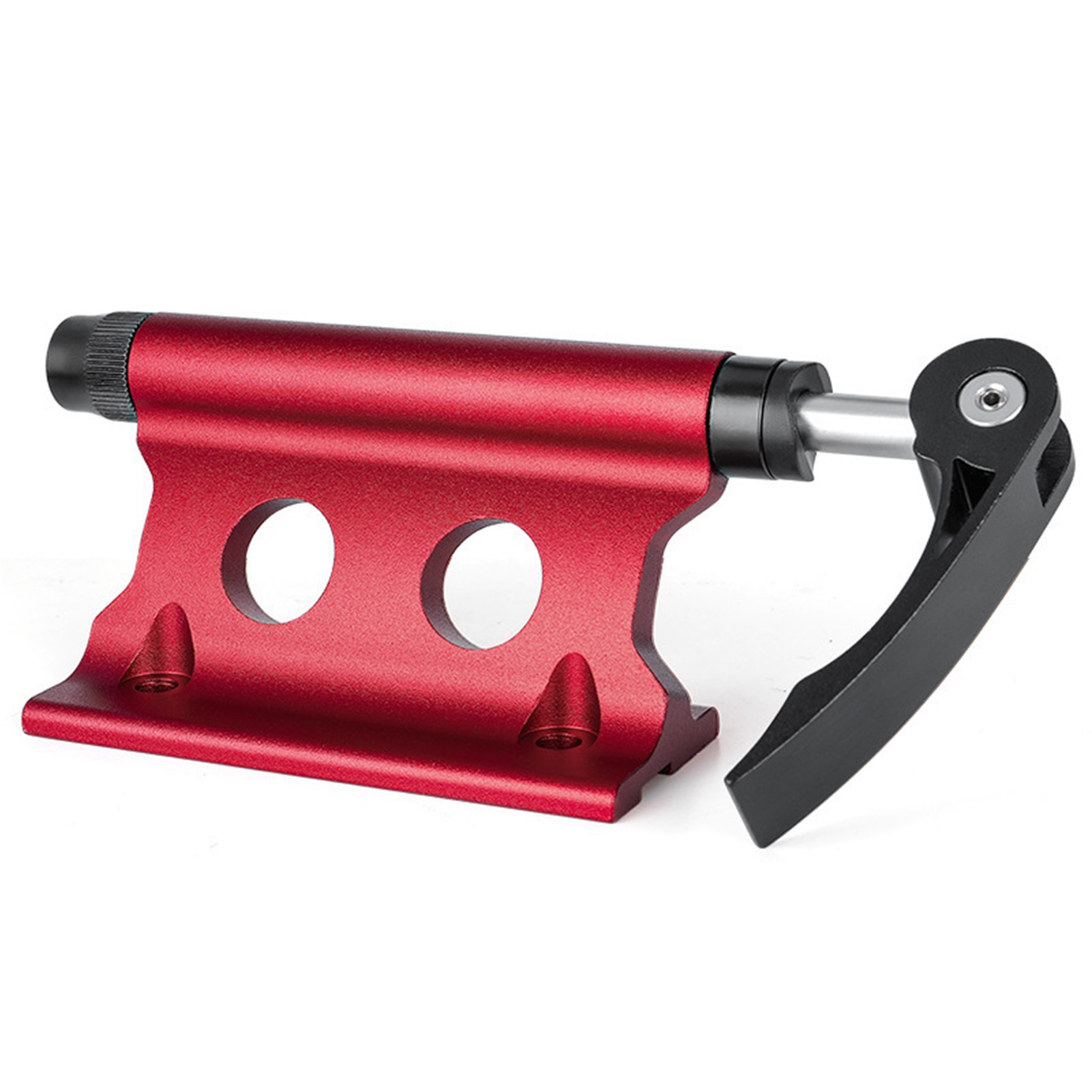 Robuste Schnellspann-vorderradgabelhalterung Aus Aluminiumlegierung Mit Verstärkten Lagern. Auch Für Autodächer Geeignet. Rot, Einheitsgröße.