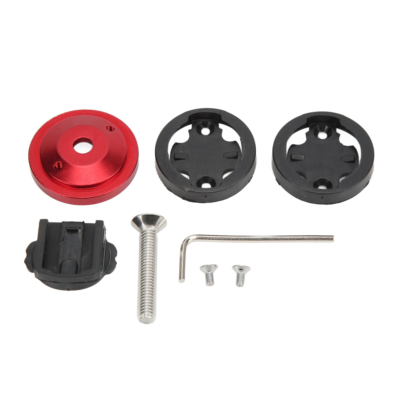Cnc-gefräste, Eloxierte Fahrradcomputerhalterung, 28,6 Mm Durchmesser, Für Vordergabel, Schraube Aus Edelstahl 304, Vorbauhalterung, Steuersatzabdeckung, Rot