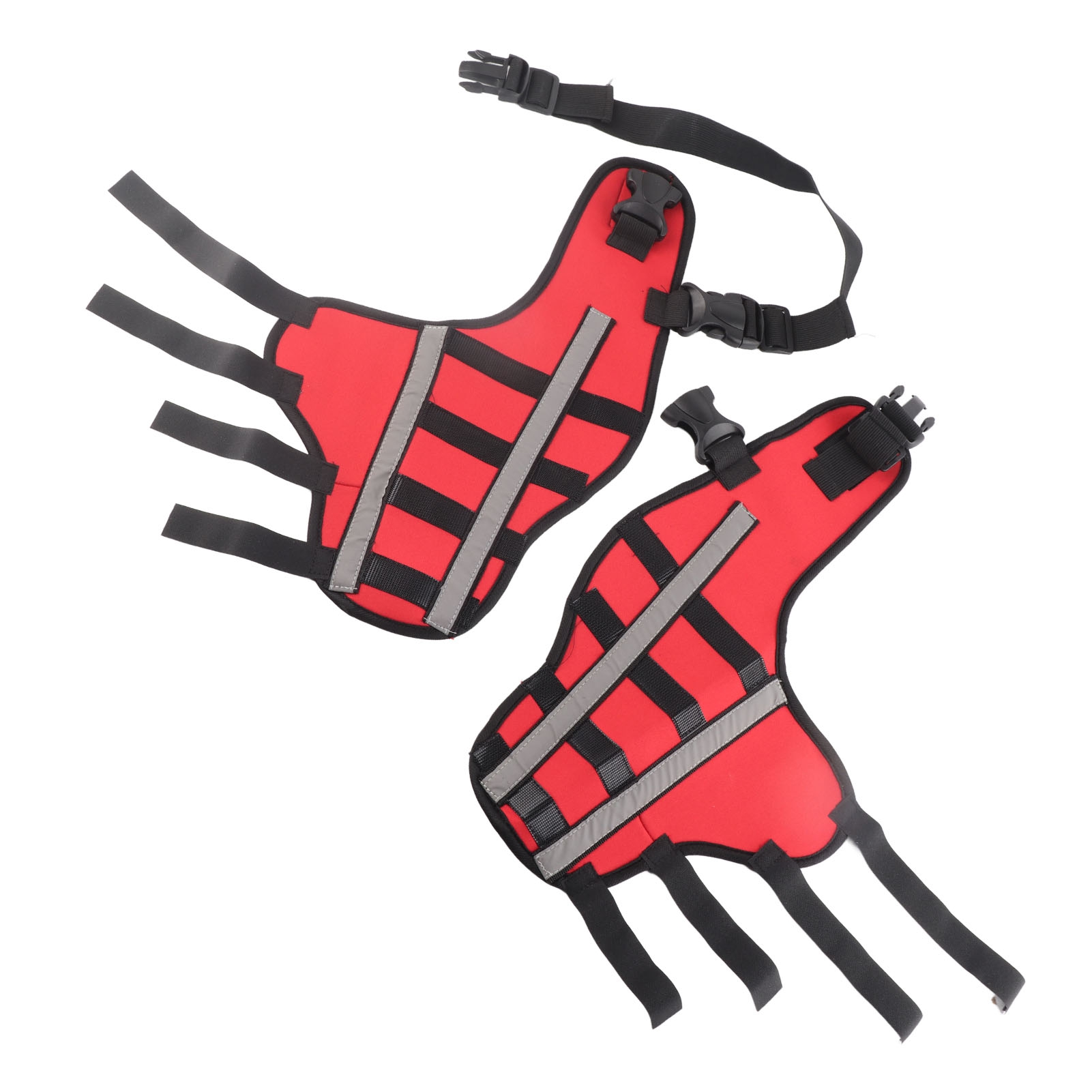 Elastische Und Stoßdämpfende Knieschoner Für Hunde Und Haustiere, Mit Reflektorstreifen, Größe S