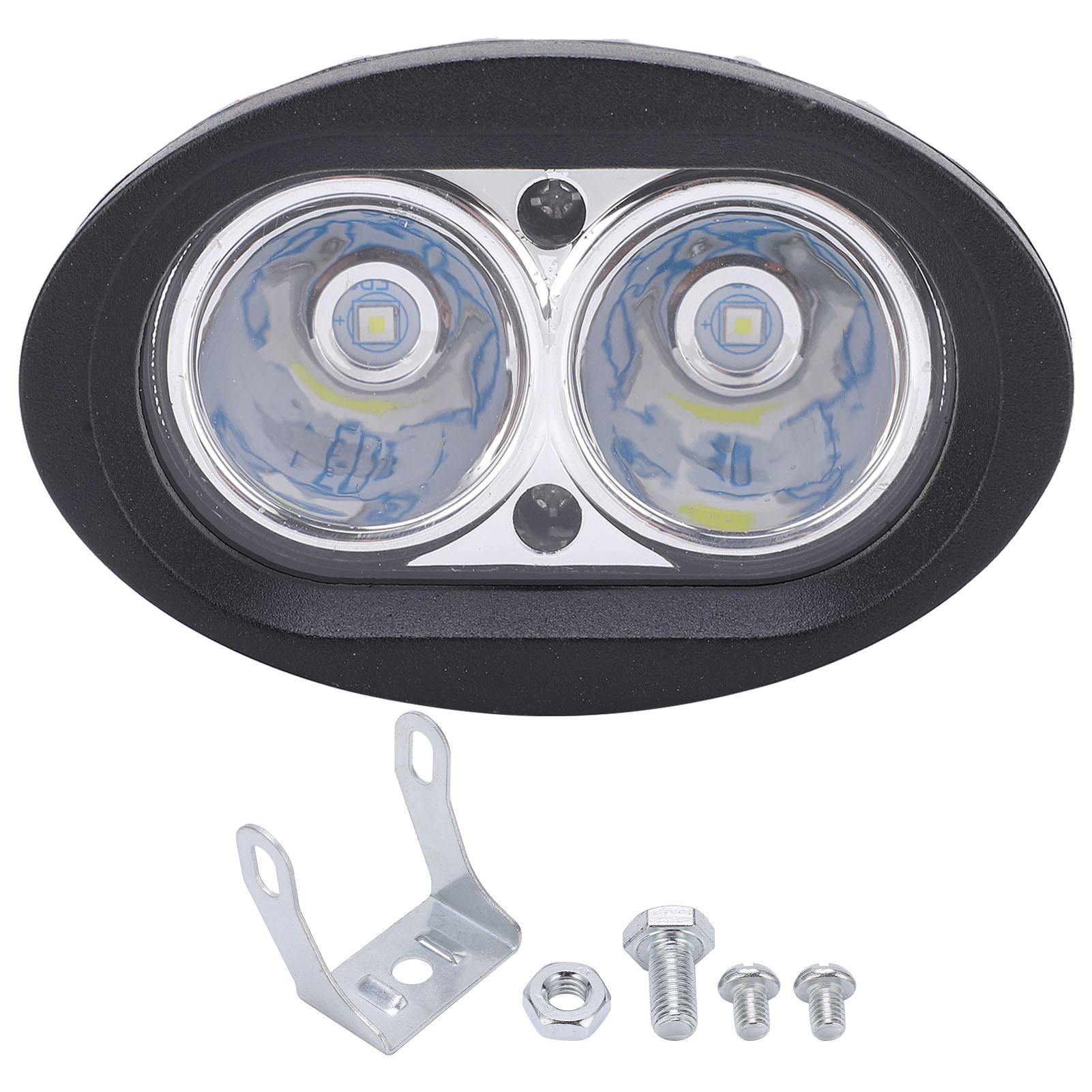 4-zoll-20-w-led-doppelnebelscheinwerfer Für Auto, Lkw, Atv, Boot, Motorrad, Schwarz