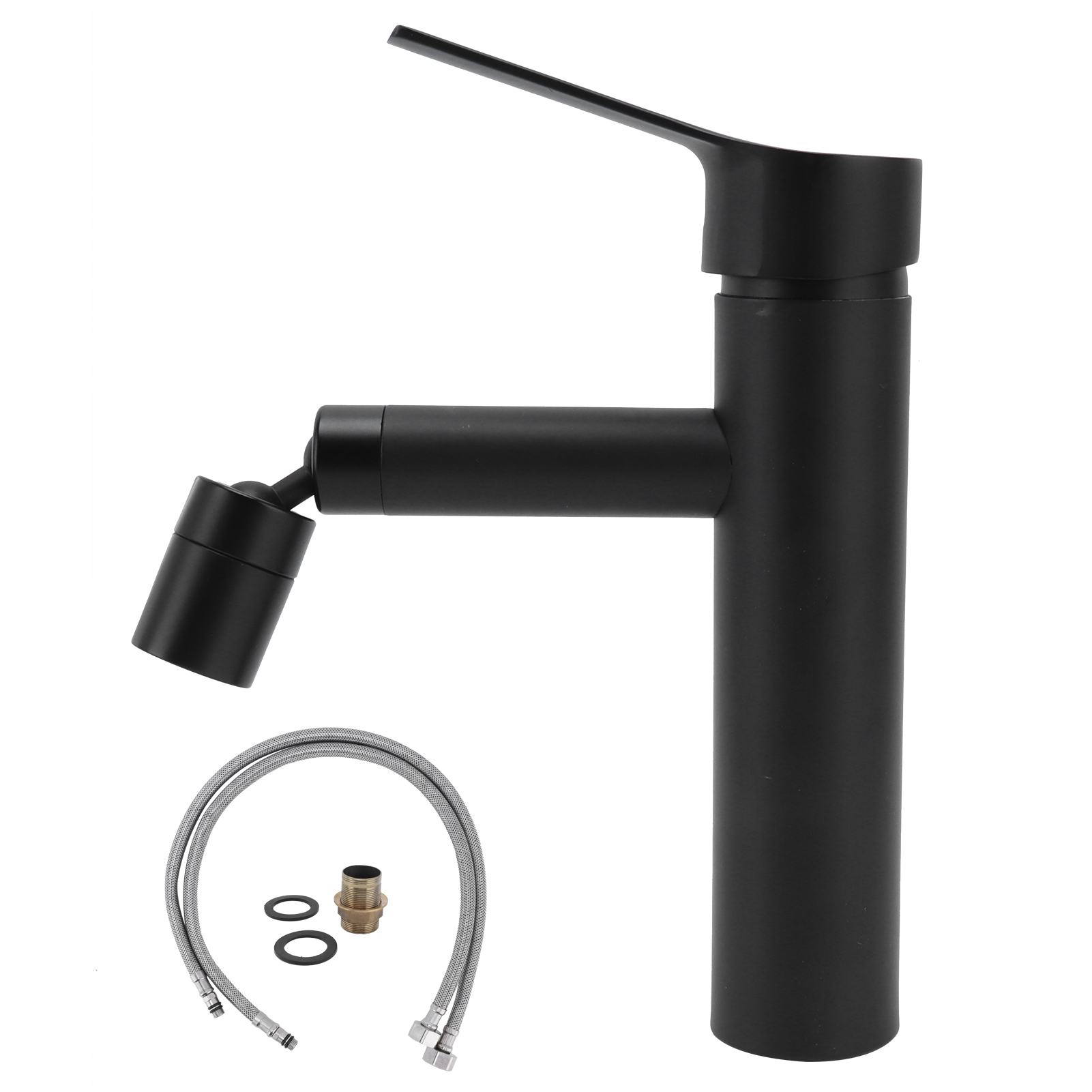 Universeller G1/2-wasserhahn Für Warm- Und Kaltwasser, Aus Edelstahl 304, Für Waschbecken Und Den Hausgebrauch.