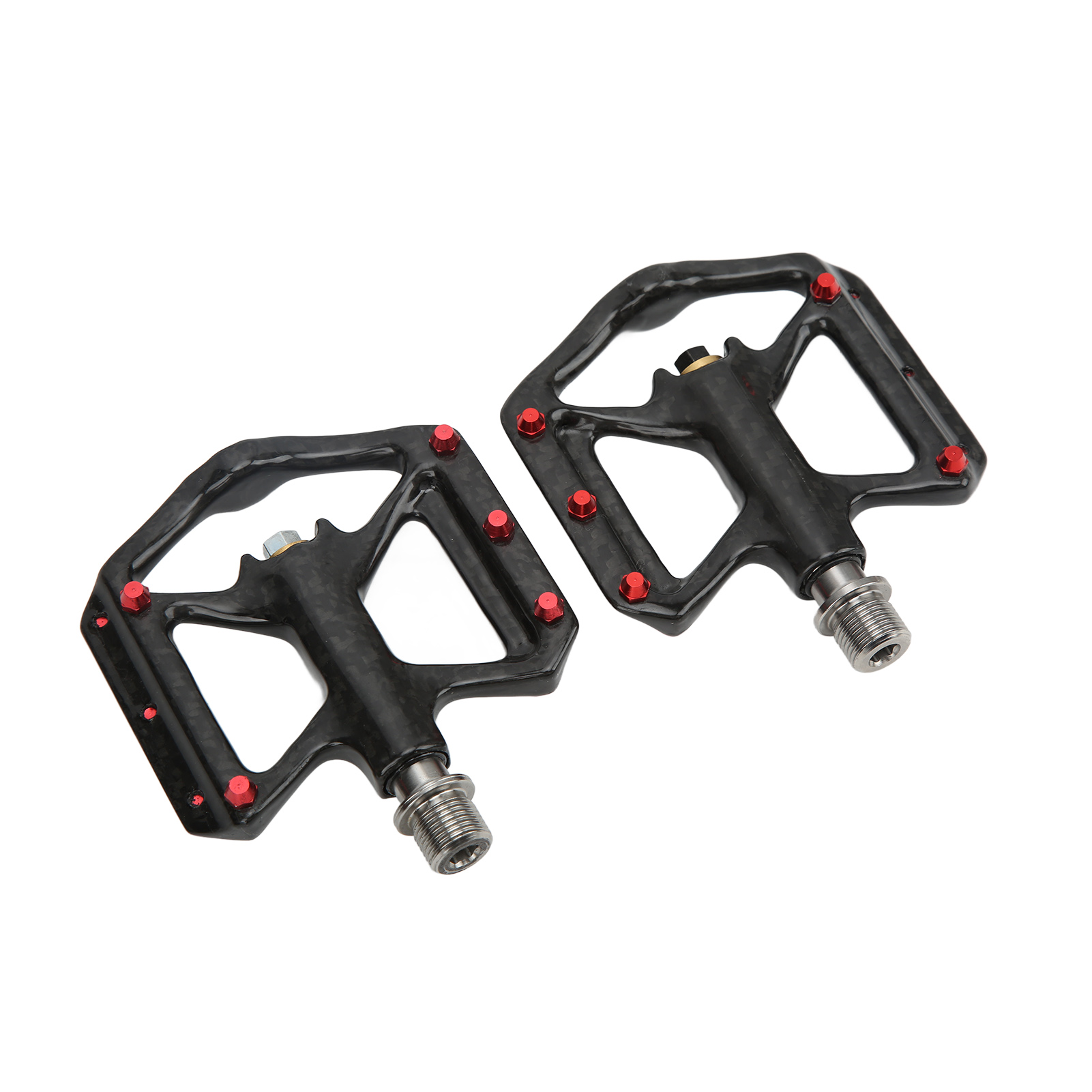 Leichte Rennrad-/mountainbike-pedale Aus Carbonfaser Mit Dreifach Gelagerter Titanachse