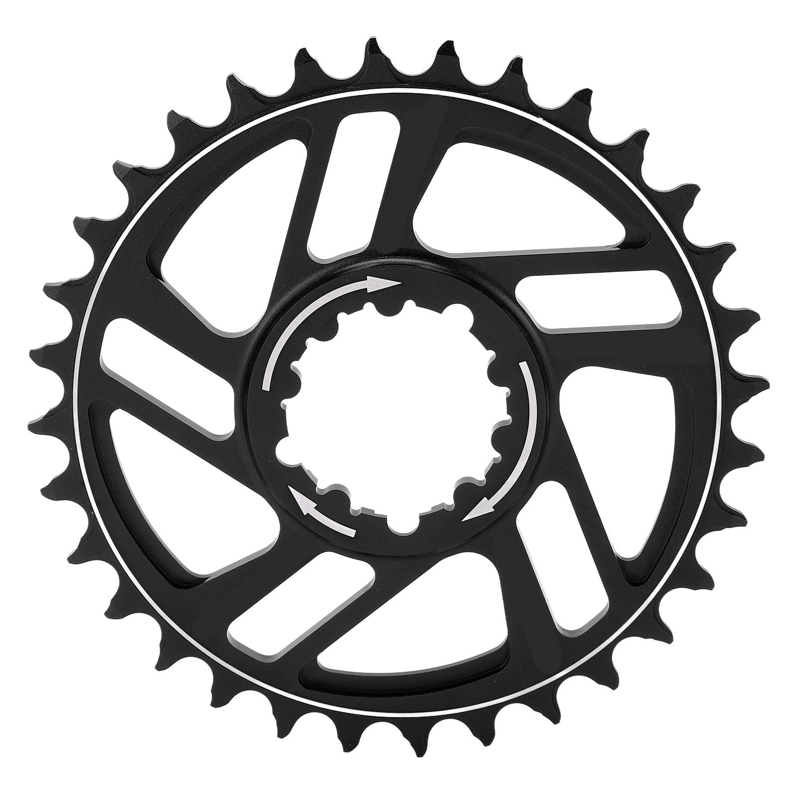 Lebycle 32-zahn-direktmontage-kettenblatt Aus Aluminiumlegierung Für Mountainbikes Mit 3 Mm Versatz