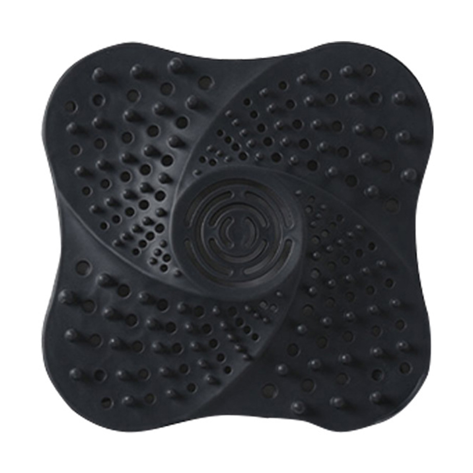 Haarabweisender Duschablaufdeckel, Wiederverwendbarer Schwarzer Silikonfilter, Für Bad Und Küche.