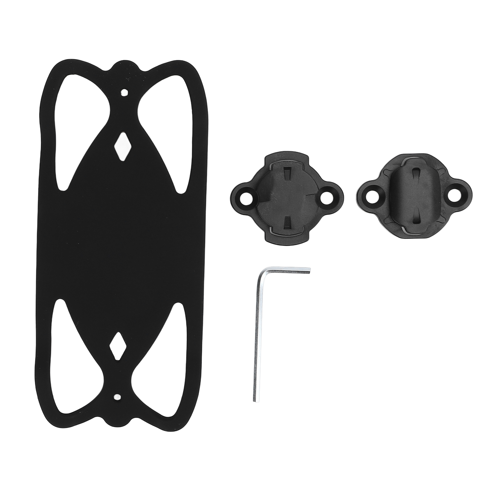 Fahrrad-handyhalterung, Lenkerhalterung, Aus Stoßfestem Silikon, Mit Schnalle, Für Fahrräder.