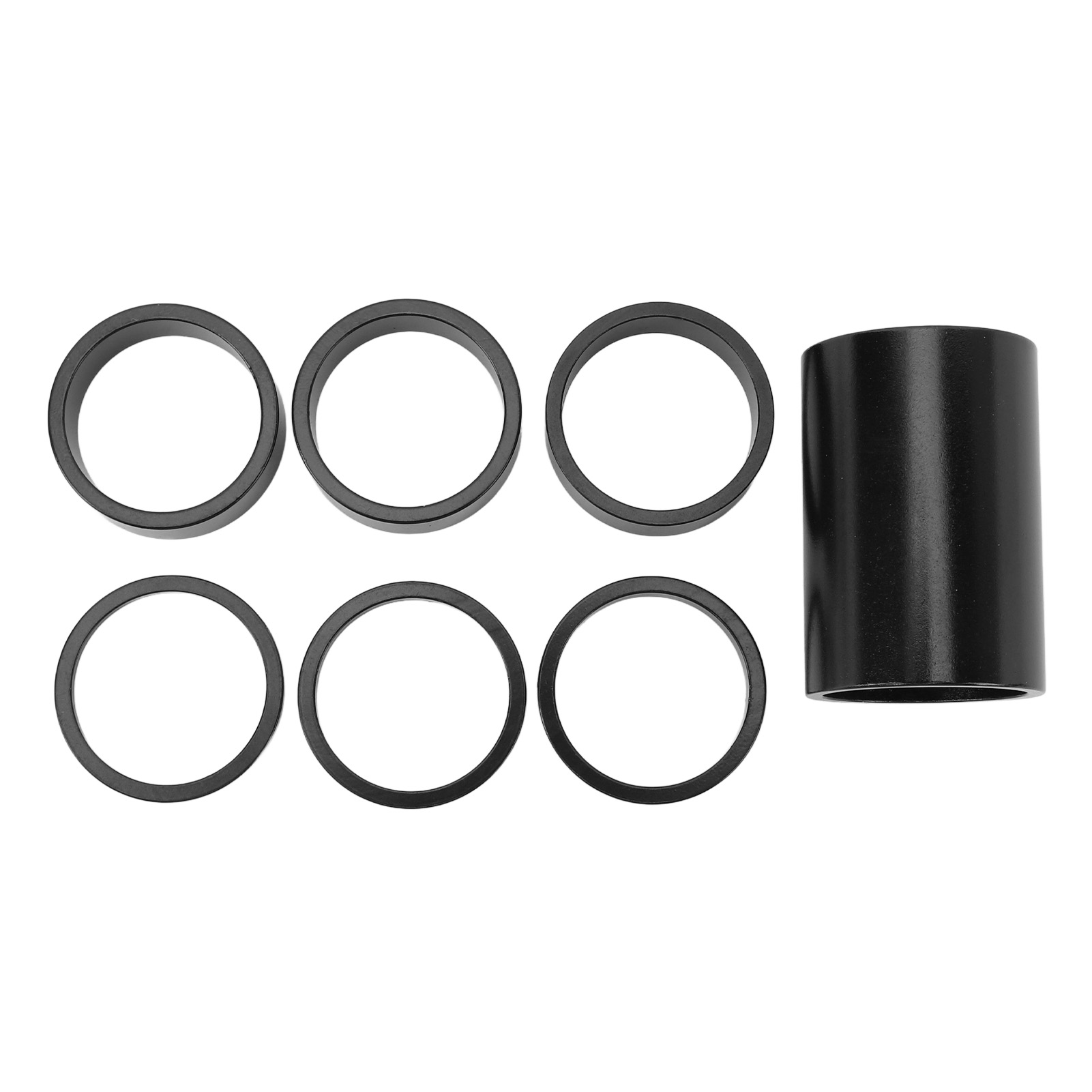 Satz Von 7 Lenkkopf-distanzstücken Aus Aluminiumlegierung Für 28,6 Mm Gabeln (2 Mm, 3 Mm, 5 Mm, 10 Mm Und 50 Mm).