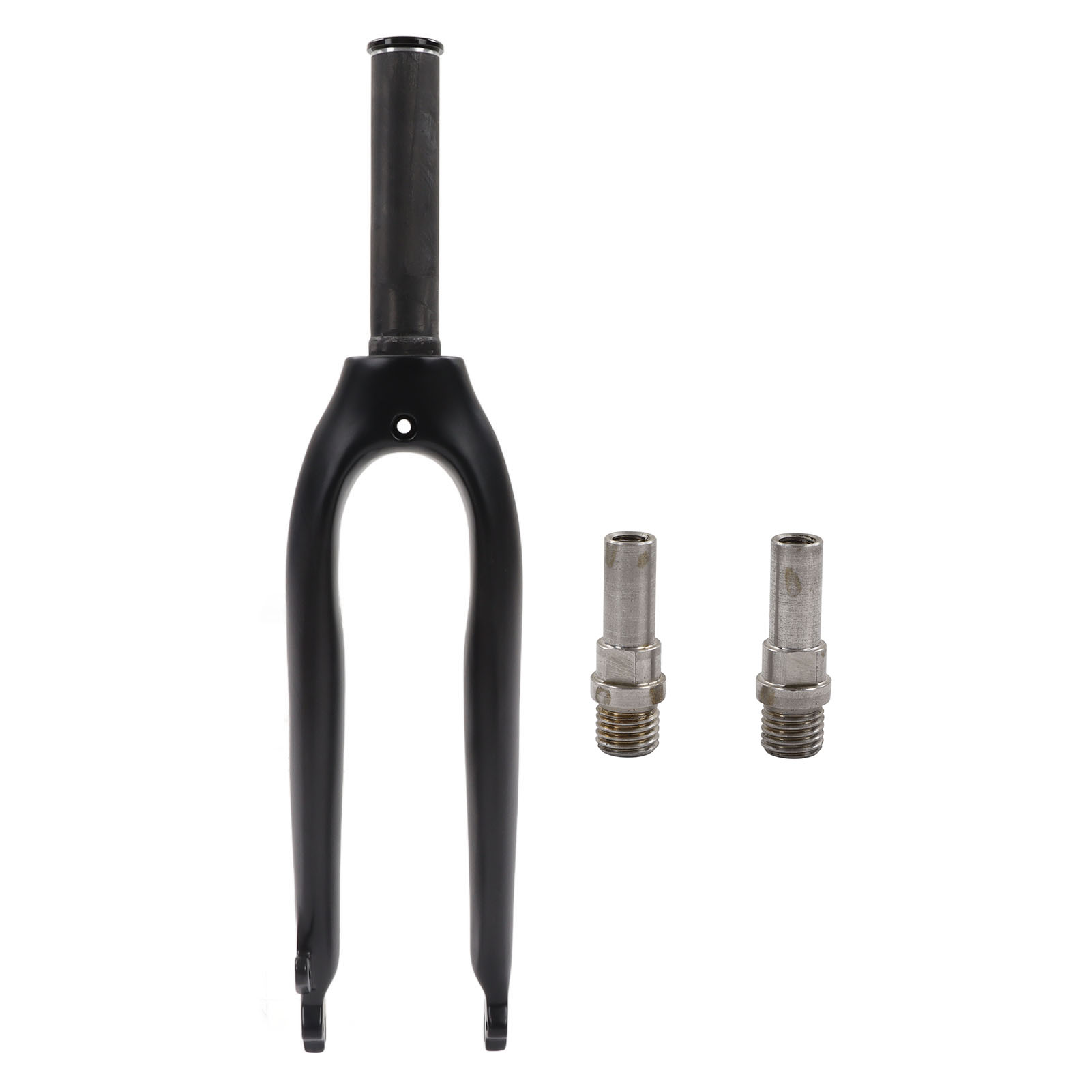 Ersatz-vorderradgabel Aus Kohlefaser Für Falträder, Mit Schrauben, Für 20-zoll-v-brake- Und C-brake-bremsen, Matte Oberfläche.
