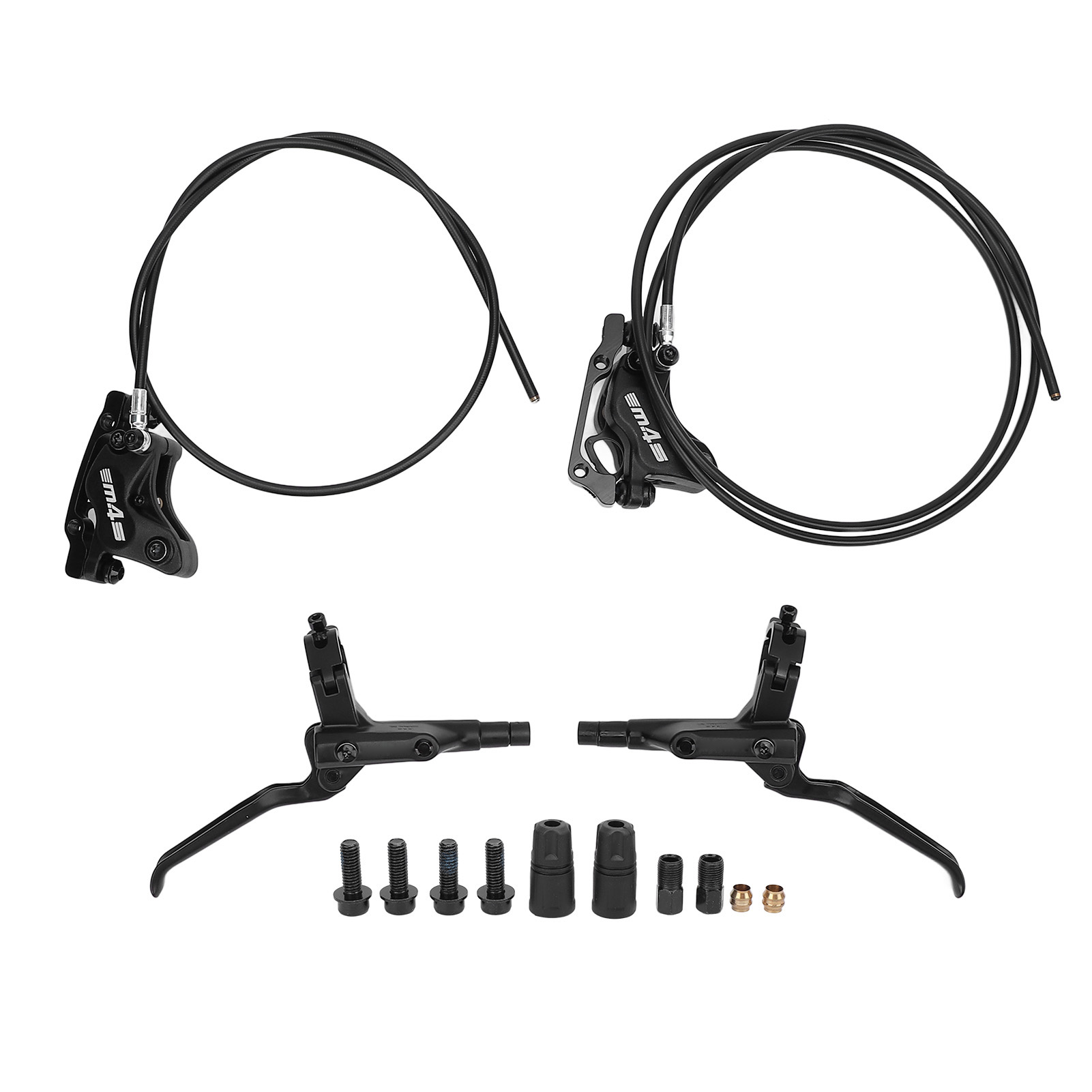 Hydraulische Scheibenbremsen Mit Zwei Kolben, 850 Mm Bremshebel Vorne Und 1550 Mm Bremshebel Hinten, Für Mountainbikes