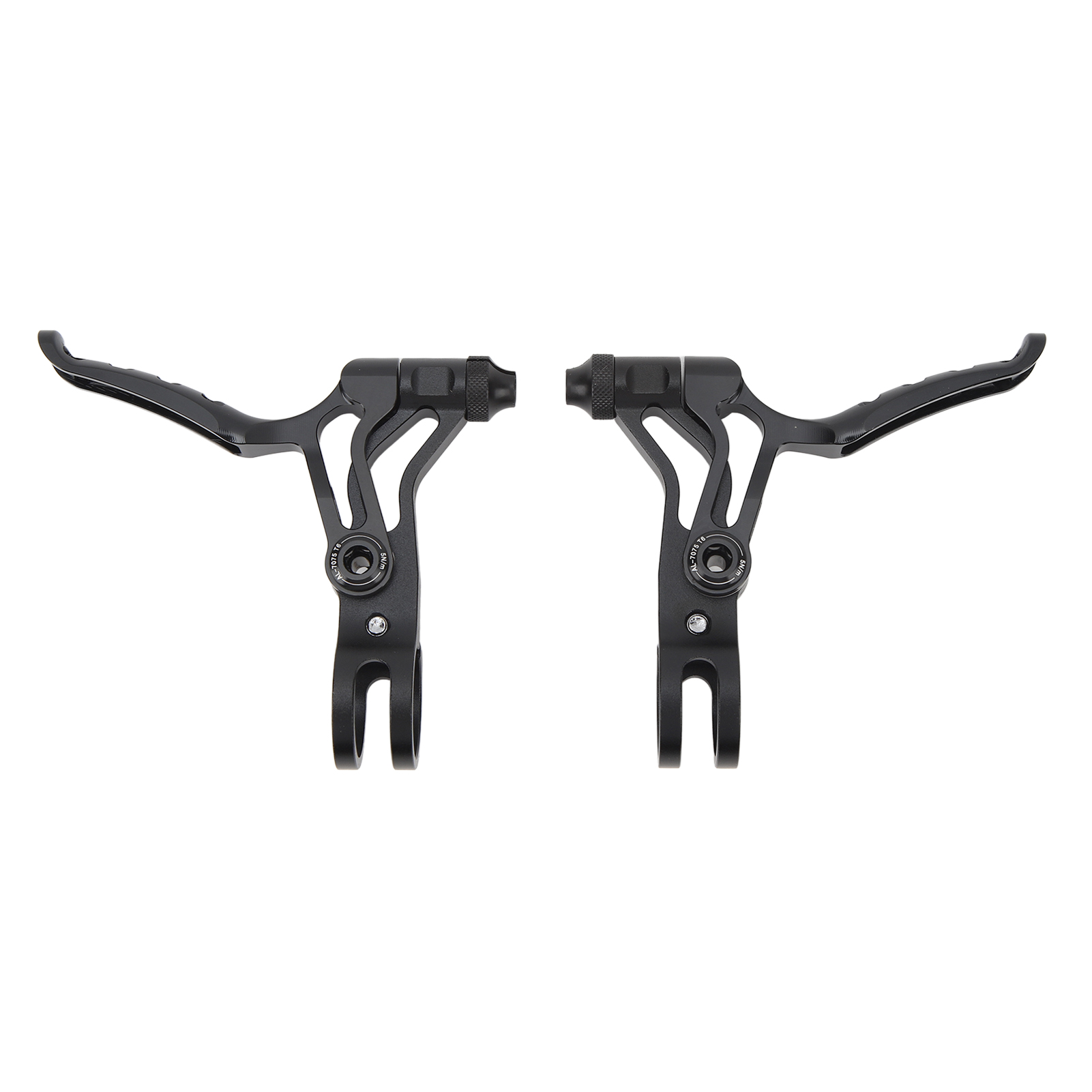Paar Feinfühlige, Hohle Fahrradbremshebel Aus Aluminiumlegierung (22,2 Mm), Schwarz, Für Falt- Oder Rennradlenker.