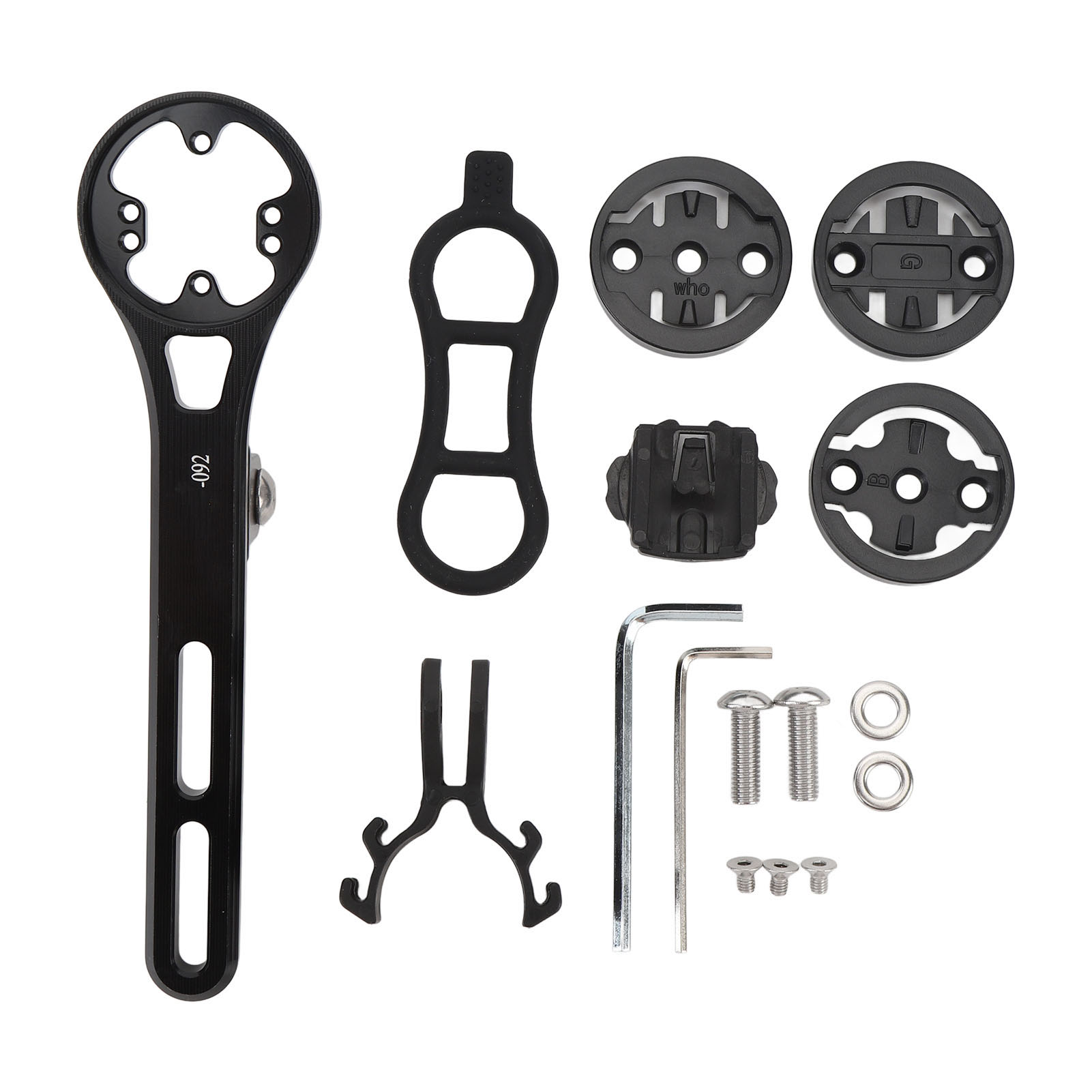 Fahrradcomputerhalterung Aus Aluminiumlegierung, Verlängerte Fronthalterung Mit 4 Adaptern Und Klemme Für Fahrräder