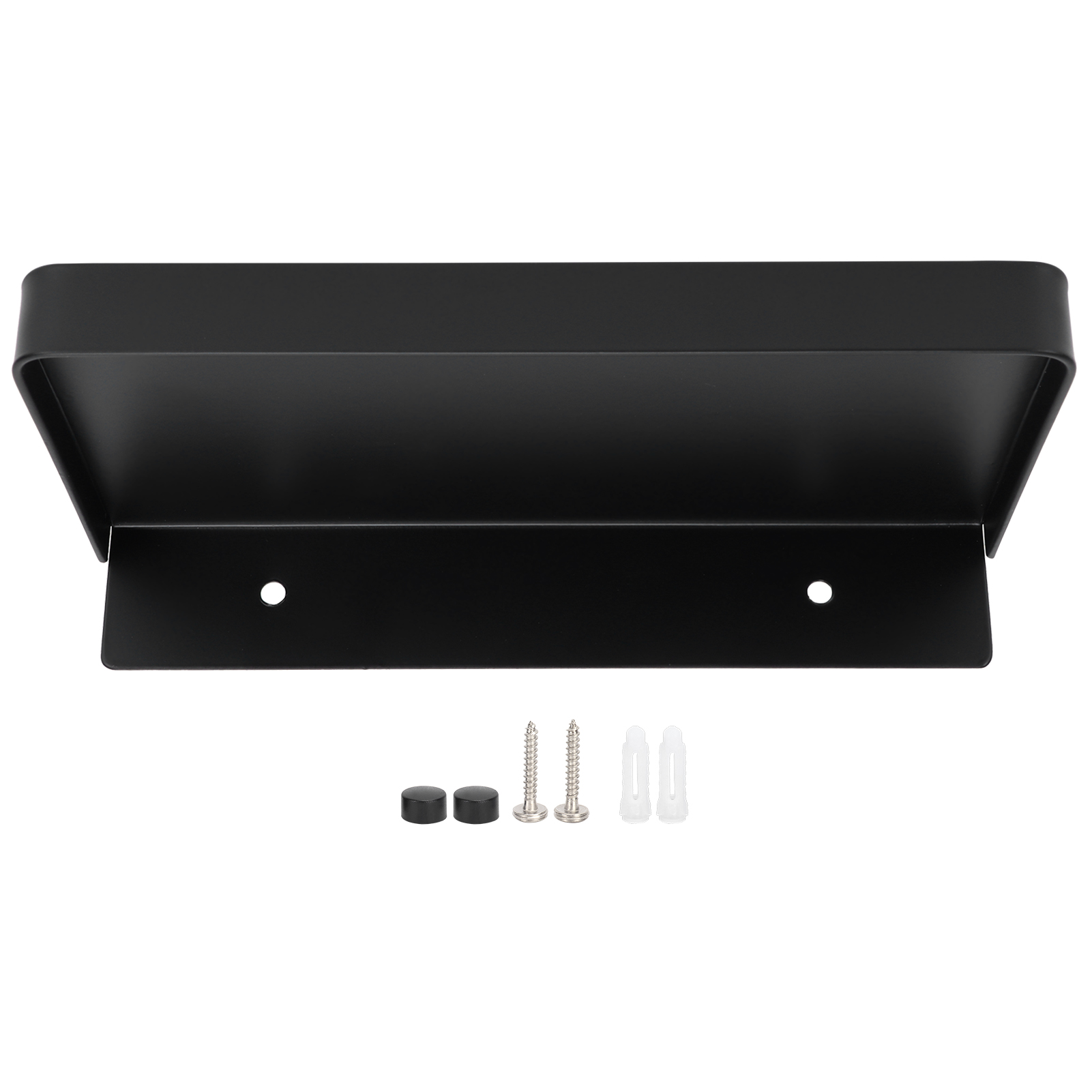 Wandmontierter Handyhalter Fürs Badezimmer, Dicke Ablagefläche, Toilettenartikel-accessoire 185 X 90 Mm, Schwarz