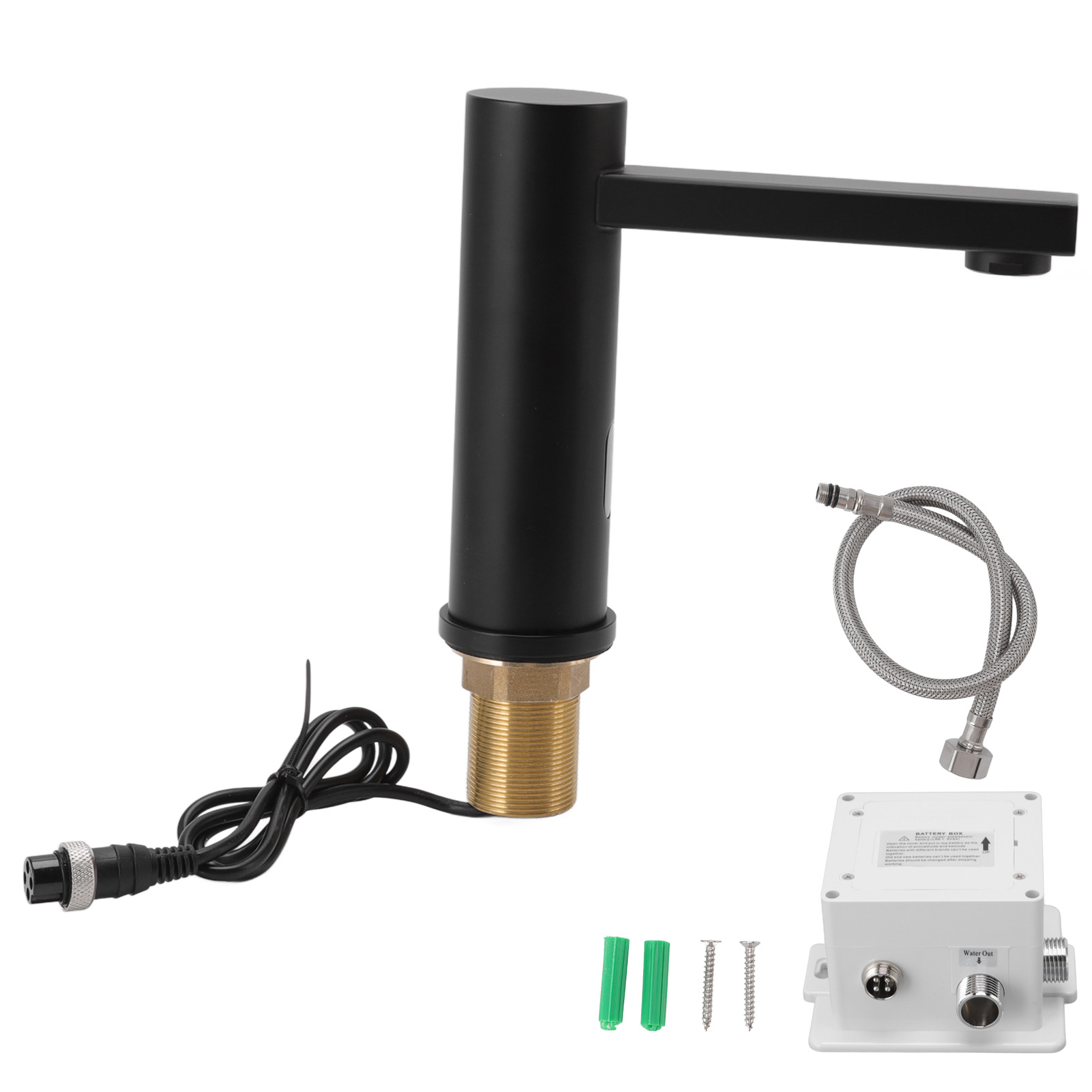 Automatischer, Intelligenter Waschtischhahn Aus Edelstahl 304, Kaltwasser, Infrarotsensor, Für Hotel Und Zuhause, G1/2, 220 V