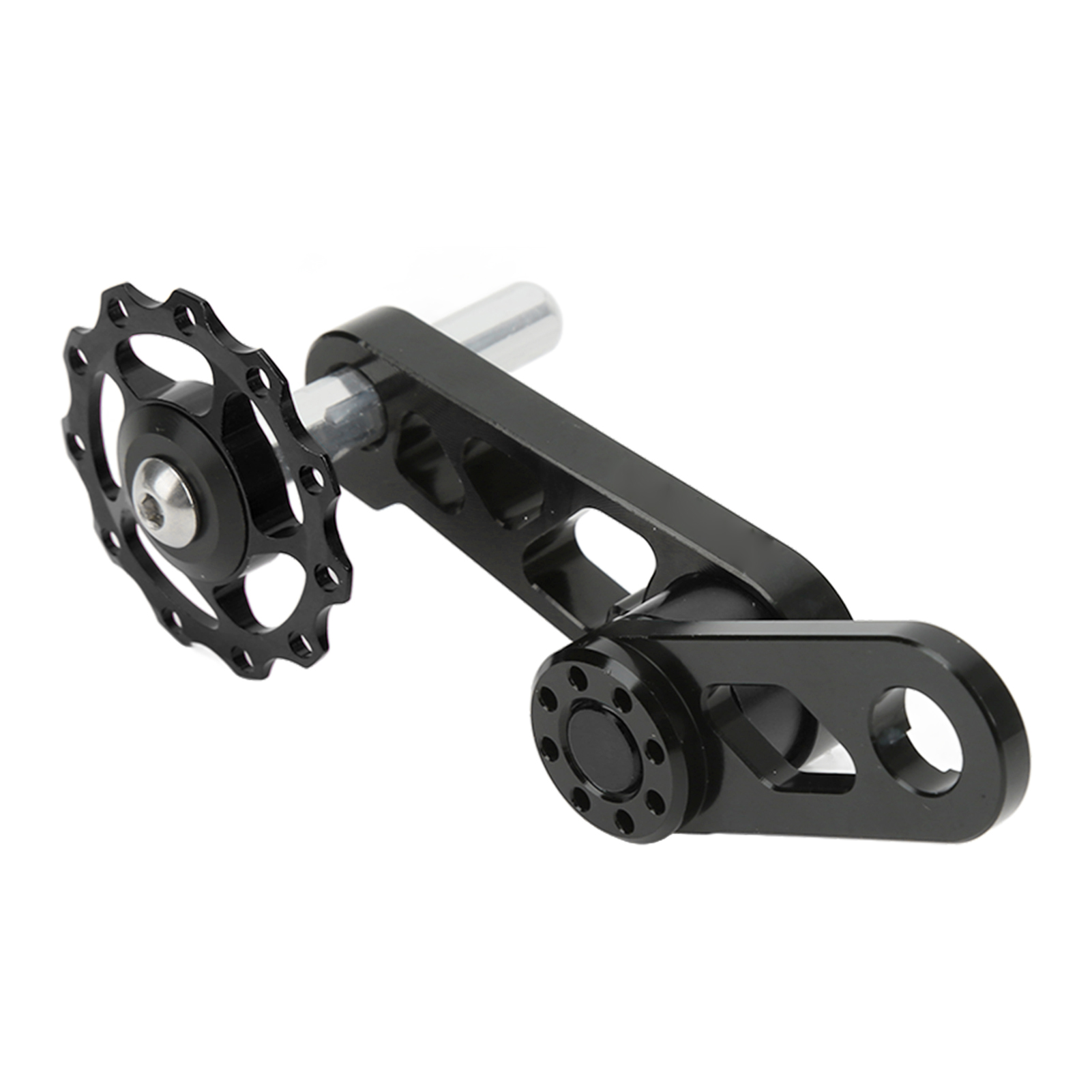 Kettenspanner Aus Aluminiumlegierung Für Falträder (singlespeed), Schwarz