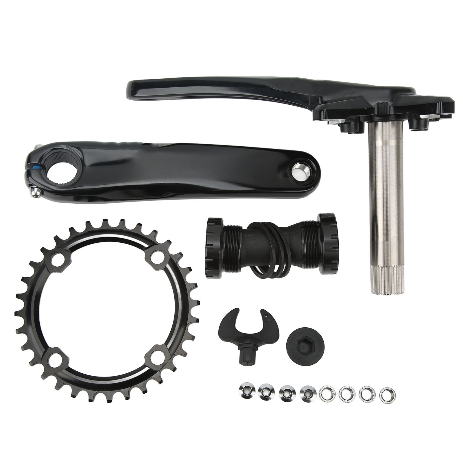 170-mm-kurbeln, Tretlager, 32-zahn-kettenblatt, 9 Bis 12 Gänge, Für Rennräder Und Mountainbikes