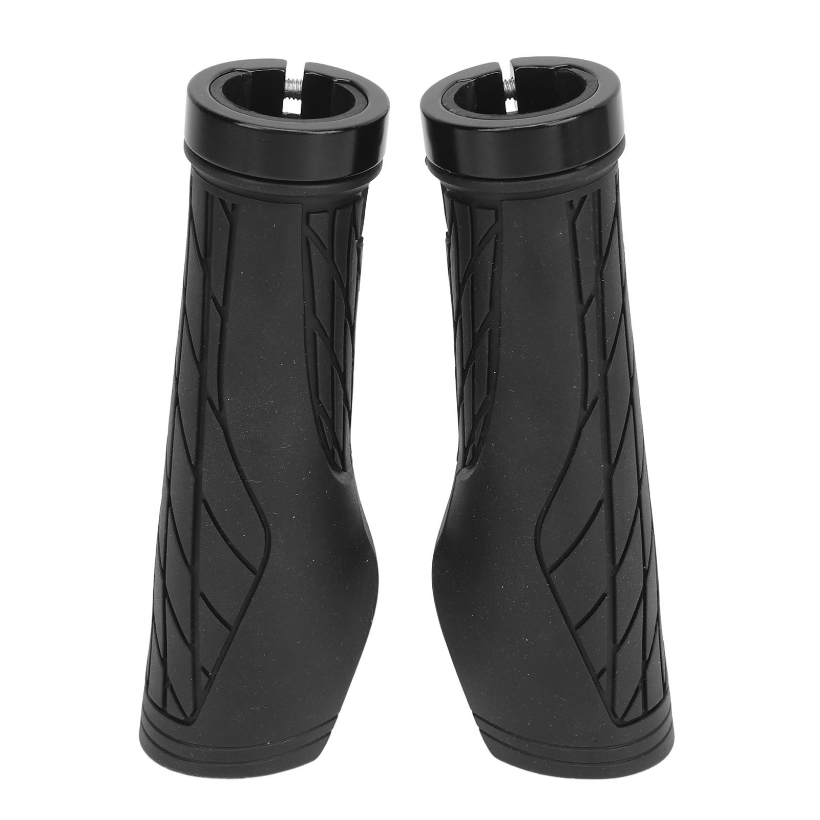 Paar Schwarze, Rutschfeste Lenkergriffe Aus Gummi, Ergonomisch Und Komfortabel, Einfach Zu Montieren, Für Mountainbikes.