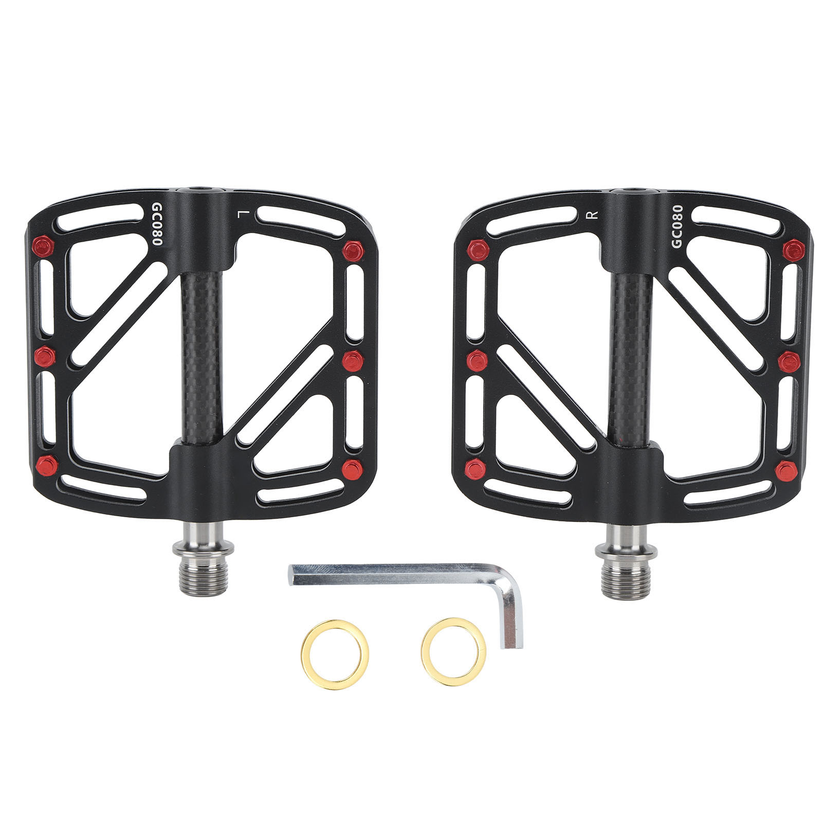 Gub Gc-080 Mountainbike-pedale Mit Lagern, Leicht, Aus Aluminiumlegierung, Ersatzpedale