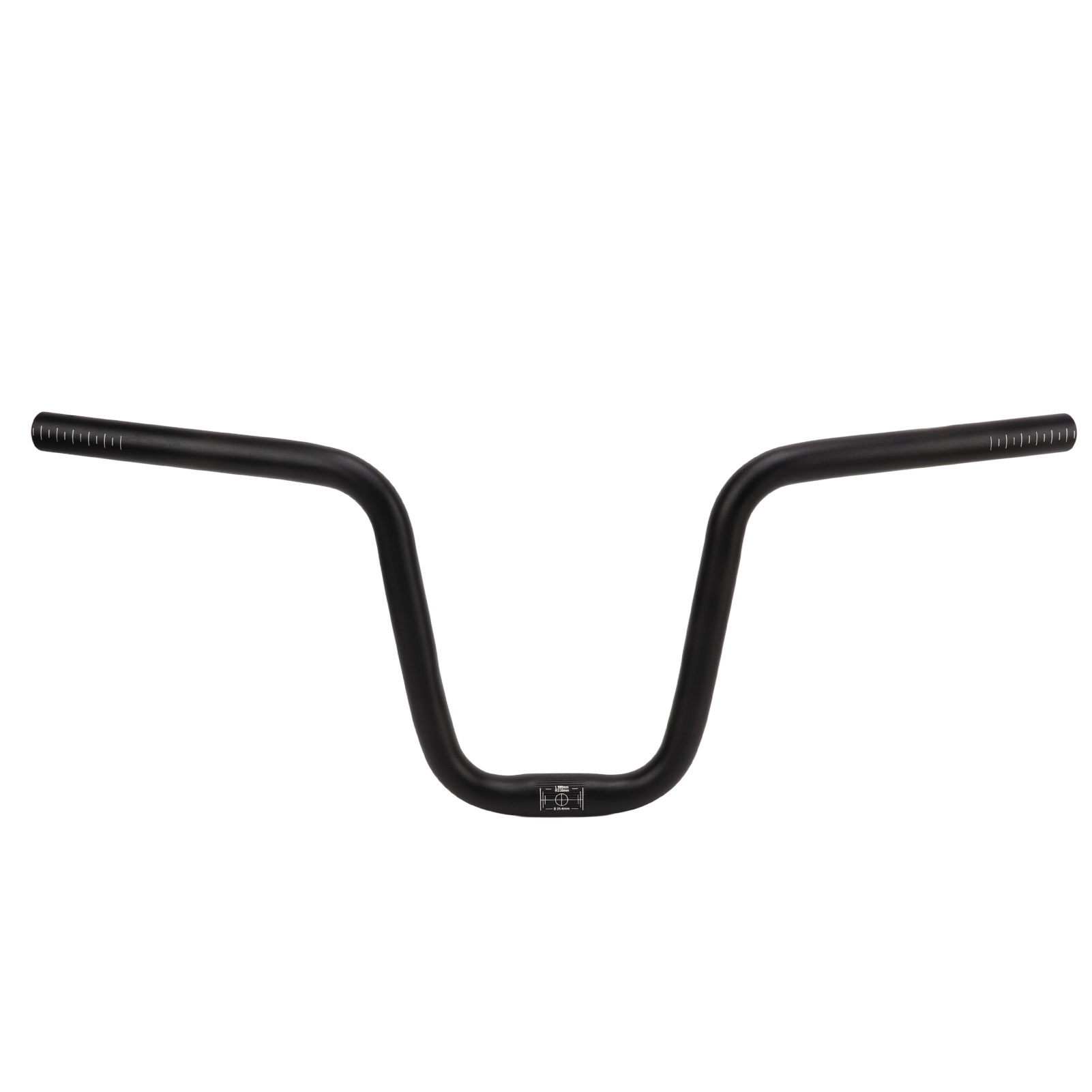 Mountainbike-lenker, 25,4 Mm Durchmesser, 580 Mm Länge, Aluminiumlegierung, Klappbar Rennrad-lenkererhöhung, 210 Mm / 8,3 Zoll Hoch