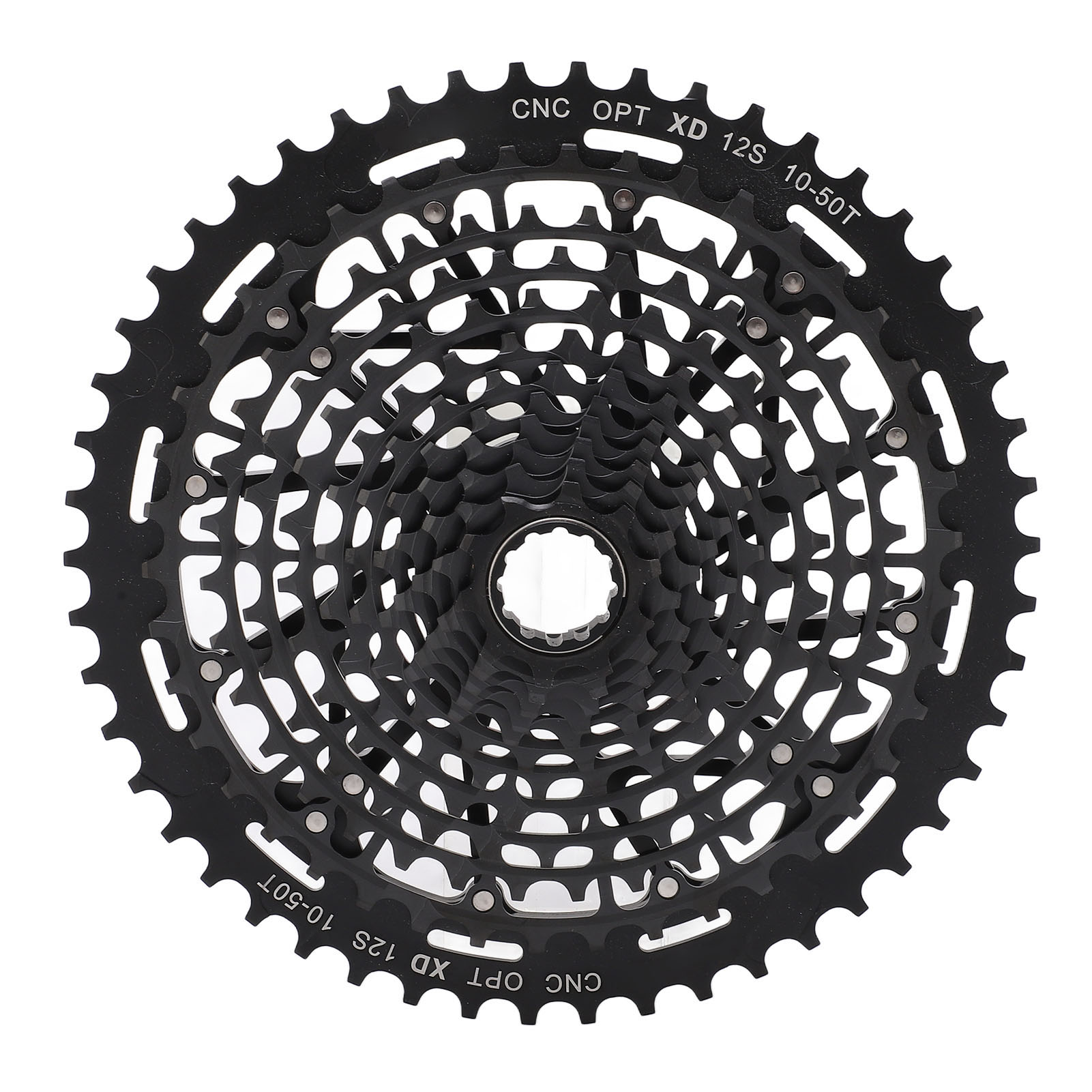 Ultraleichter Freilauf Für Xd 12-fach Mountainbikes, Integrierte Kassette, 10-50 Zähne Ritzel, Schwarz