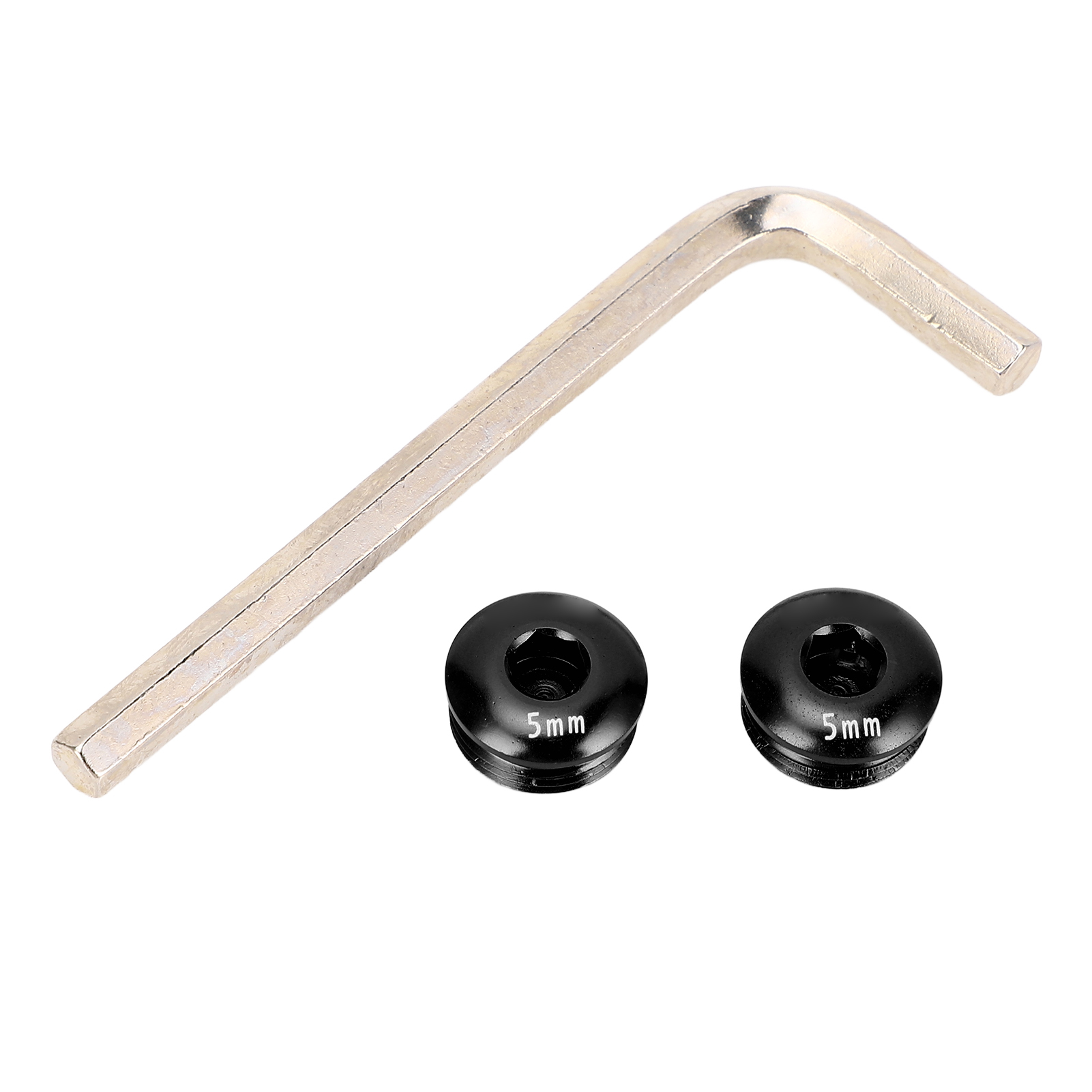 Schraubenabdeckung Für Fahrradpedale Aus Aluminiumlegierung, M14-gewinde, 5 Mm, Schwarz, Für Mountainbikes