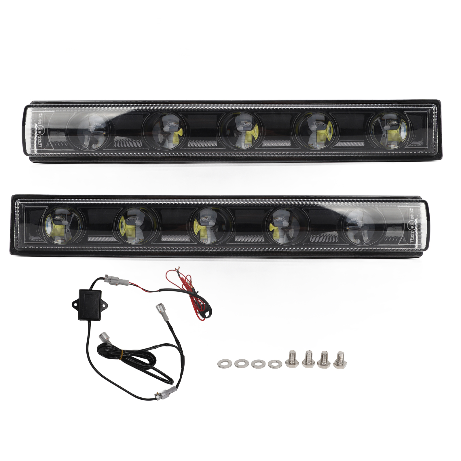 Ersatz-led-tagfahrleuchten Für Mercedes-benz G-klasse W463 G500 G550 G65 G63 Amg (2004-2018), Schwarz.
