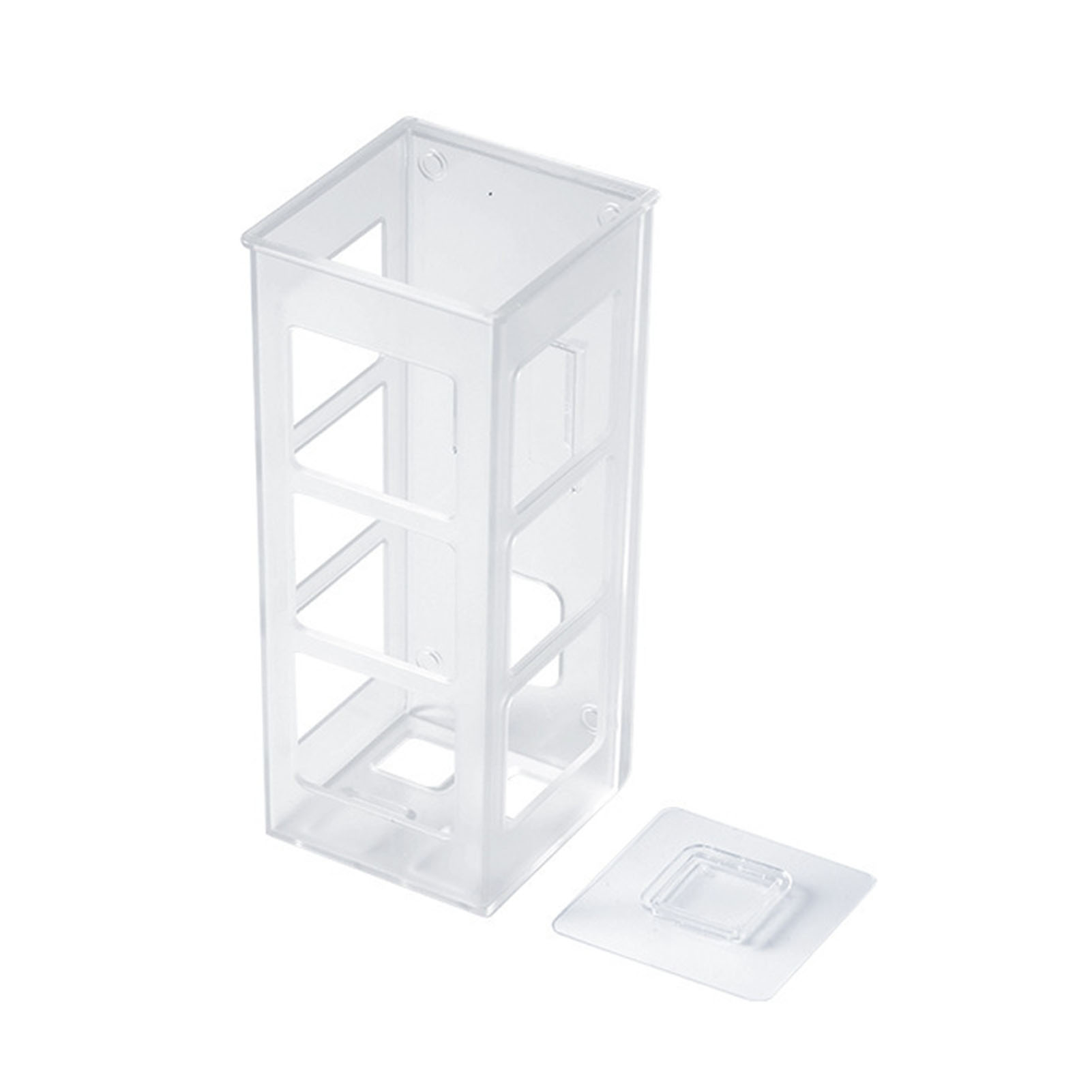 Transparente Wandhalterung Von Hips Für Glätteisen Und Lockenstab, Ideal Für Badezimmer Oder Schlafzimmer.