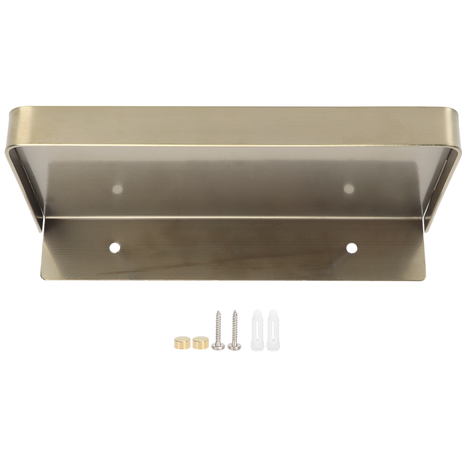 Wandmontierter Handyhalter Fürs Badezimmer, Dicke Ablagefläche, Toilettenartikel-accessoire 185 X 90 Mm, Gold