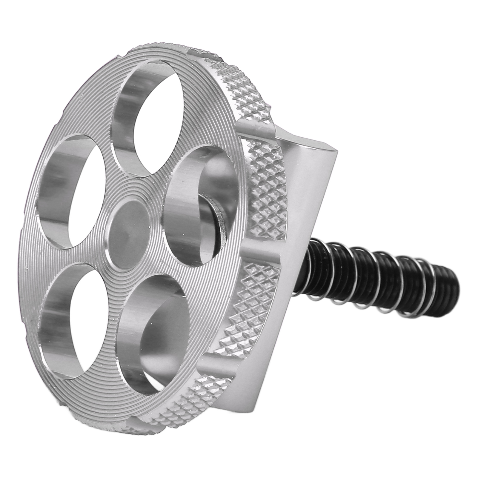 Scharnier Aus Aluminium Mit C-ring, Cnc-gefräst Für Brompton-falträder, Silberfarben