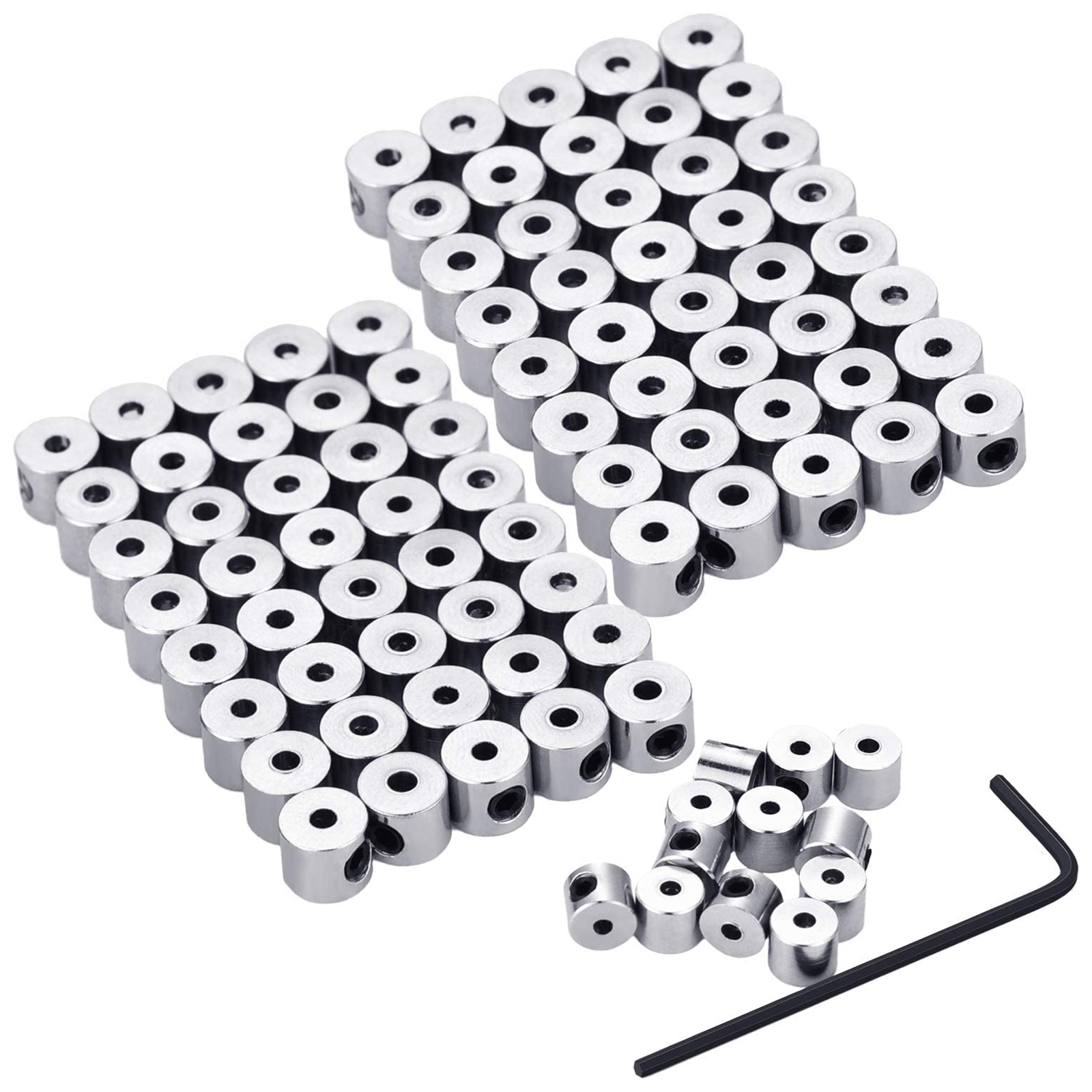 100 Muttern Mit Schraubenschlüssel, 10 Schraubenschlüssel